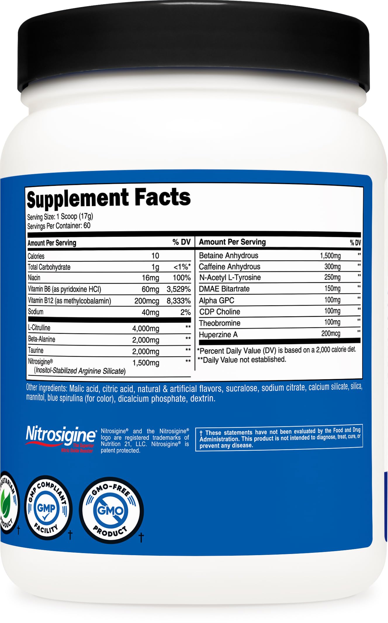 Nutricost Pre-X Xtreme Pre-Workout Complex Powder, 35.6 Ounce
