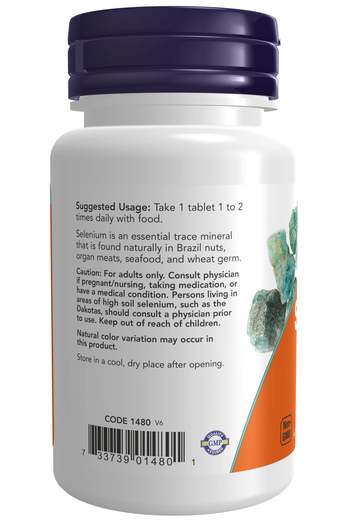 NOW Foods Selenium Capsule, 100mcg, Pack of 3