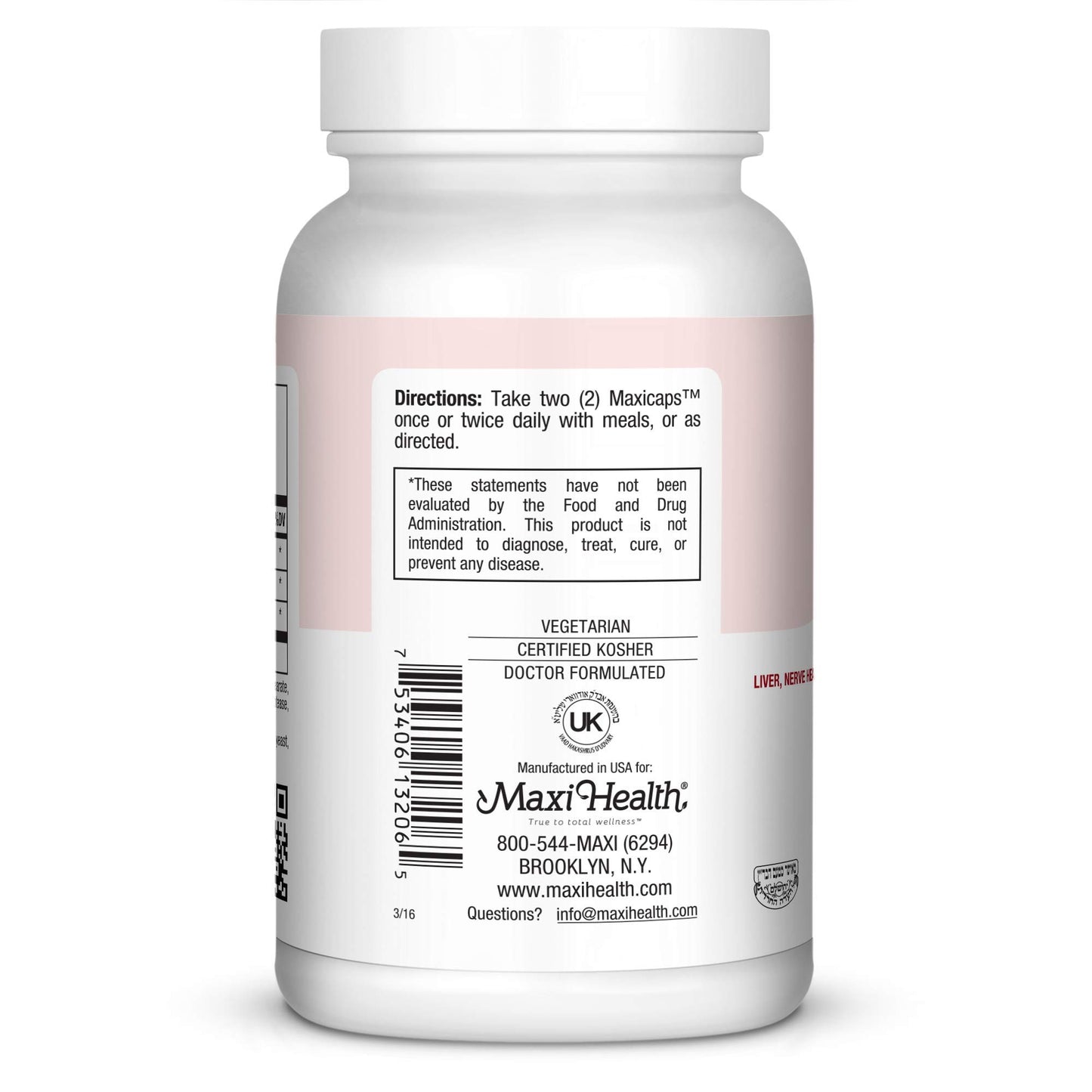 Maxi Health Lipoic Supreme Capsule, 60 Count