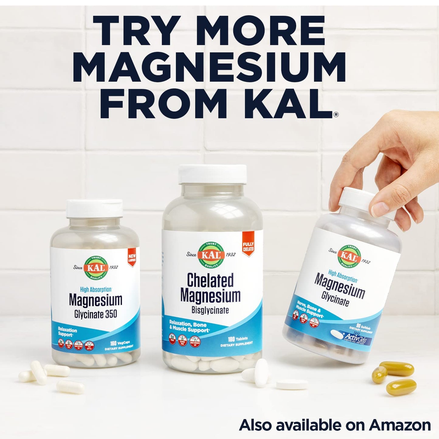 KAL Magnesium Citrate 600 mg ActivMix Instant Powder, 7.9 oz