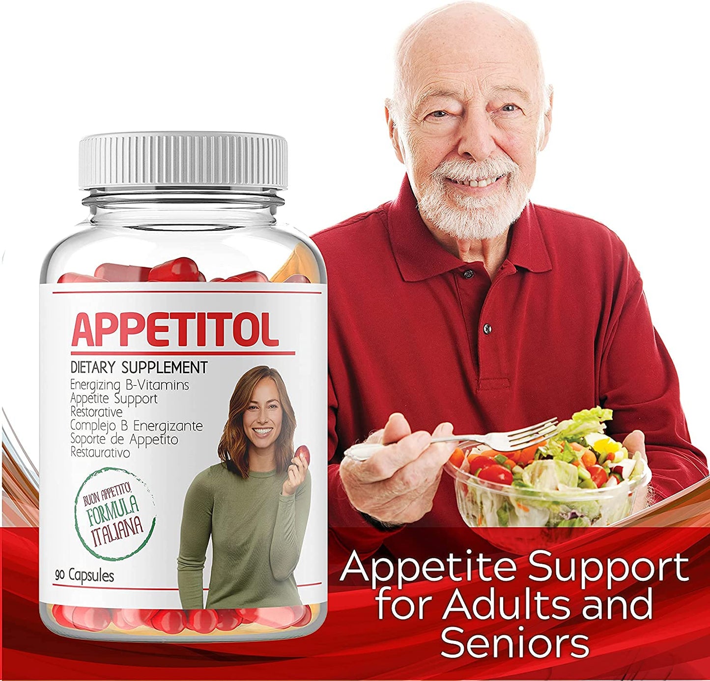 CJ Labs Appetitol Appetite-Weight Gain Capsules 90 Count