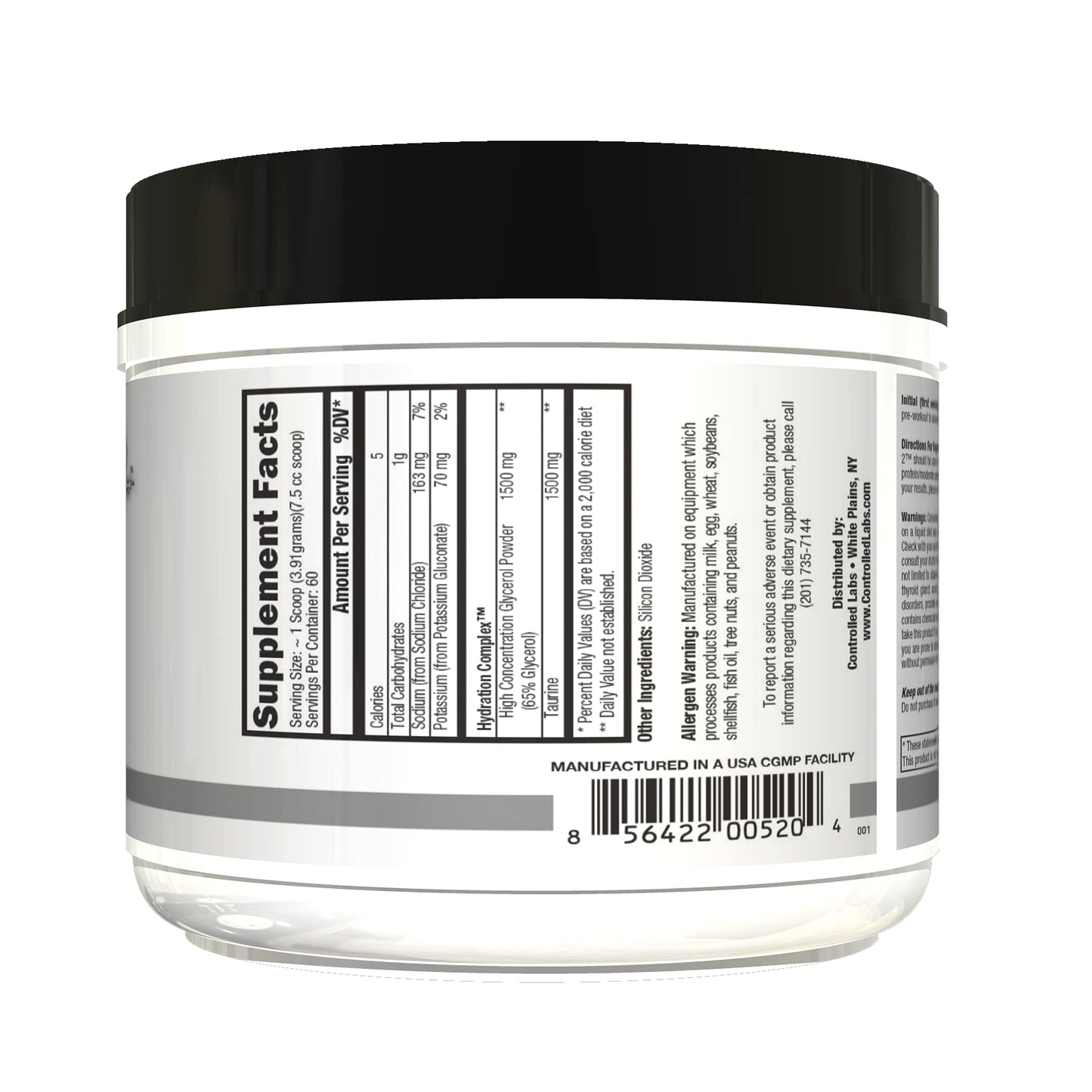 Controlled Labs GlycerGrow 2 Powder 60 Servings