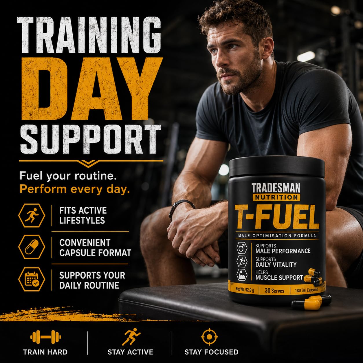 Tradesman Nutrition T-Fuel and Shred Powder 8