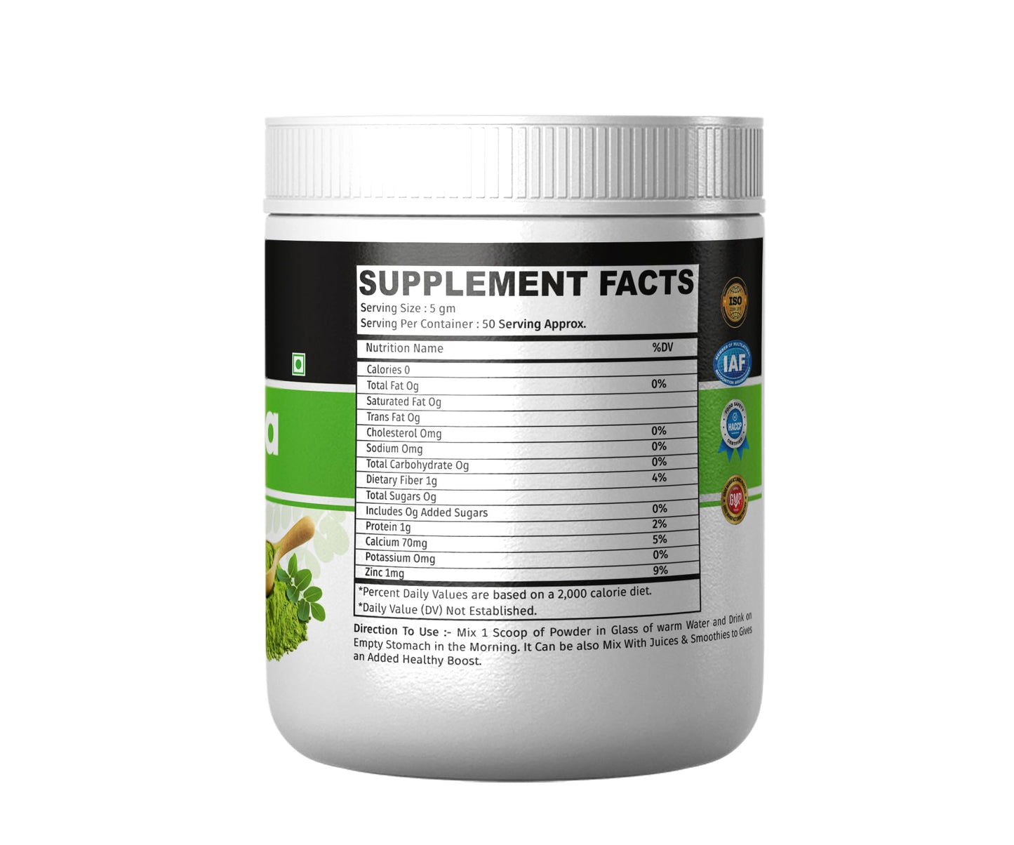 KEMIFLAME Moringa Powder 0.55 Ounce