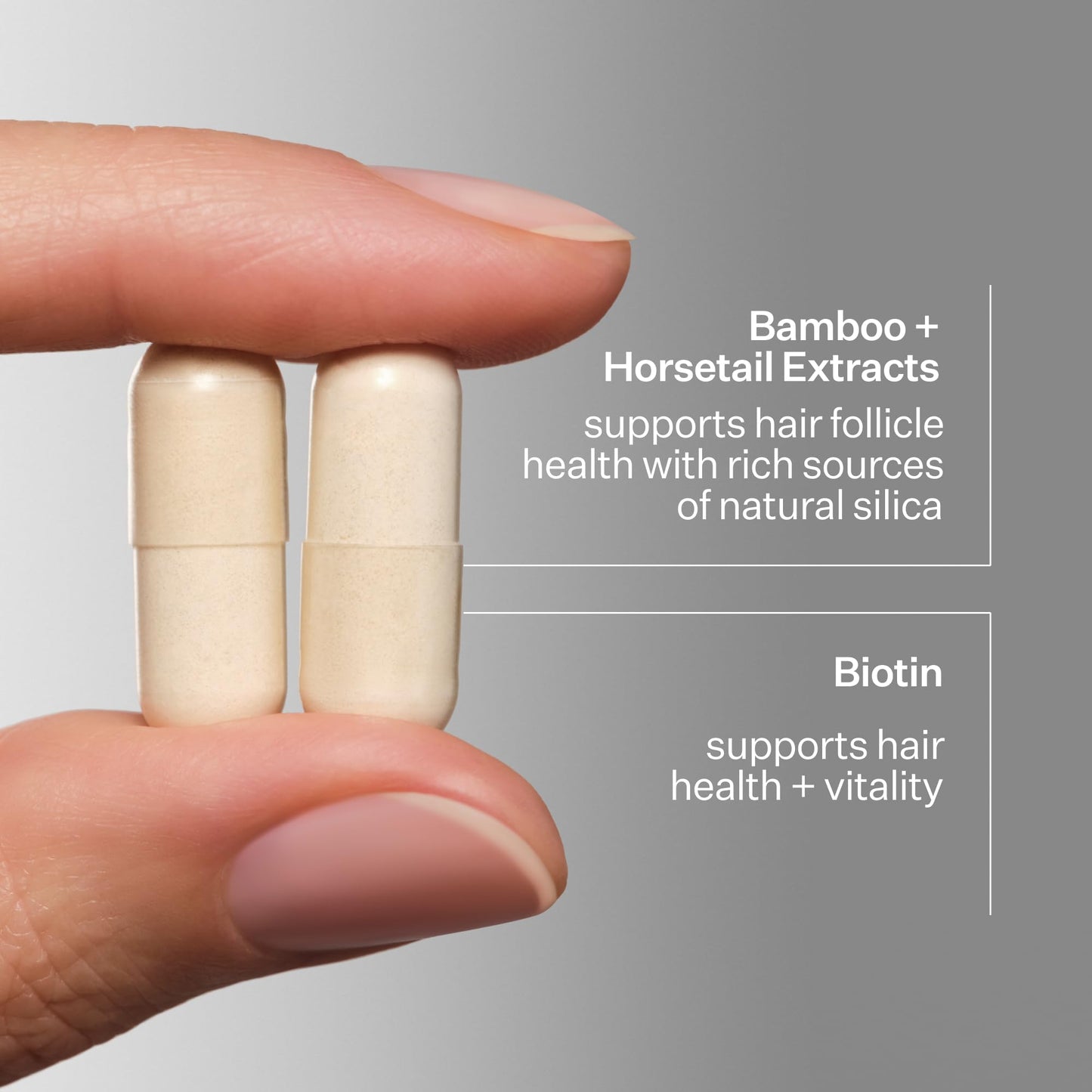 ACT+ ACRE Thick + Full Hair Capsules Biotin Supplement, 60 Count