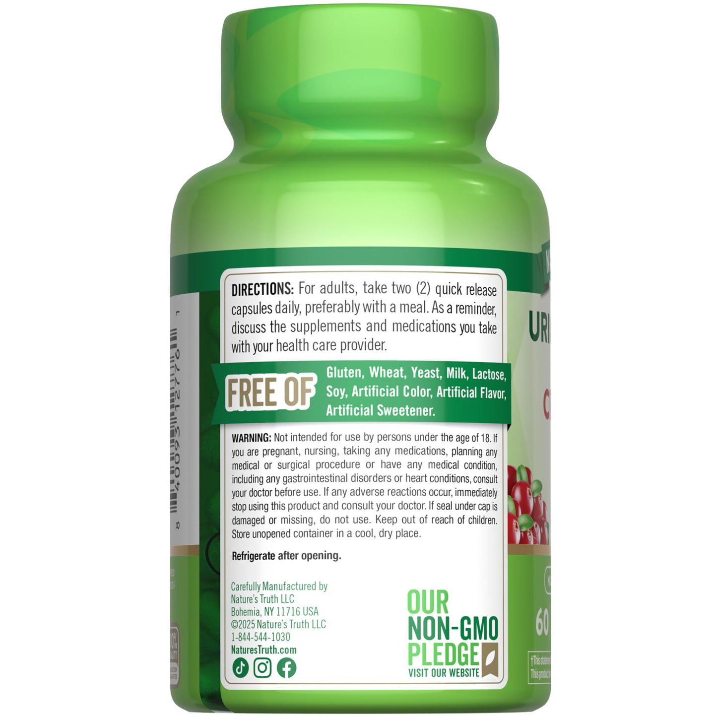Nature's Truth Cranberry Pills 60 Capsules