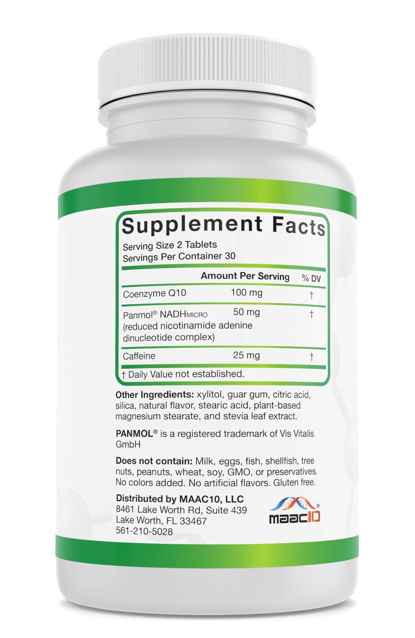 MAAC10 Energy Booster Tablet, 60 Count