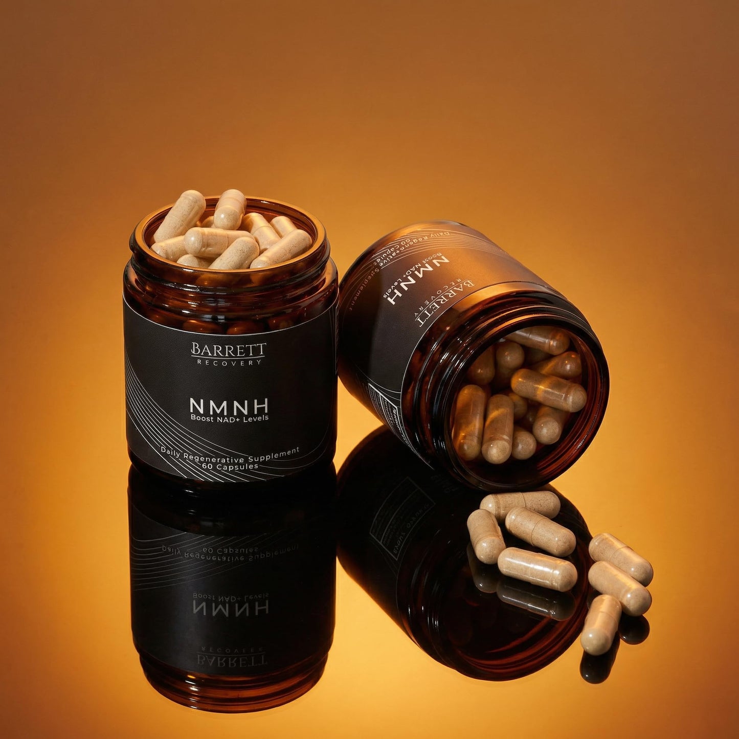 Barrett Recovery NMNH NAD+ Support Supplement – Daily Cellular Energy & Vitality Support Capsule 1 Count