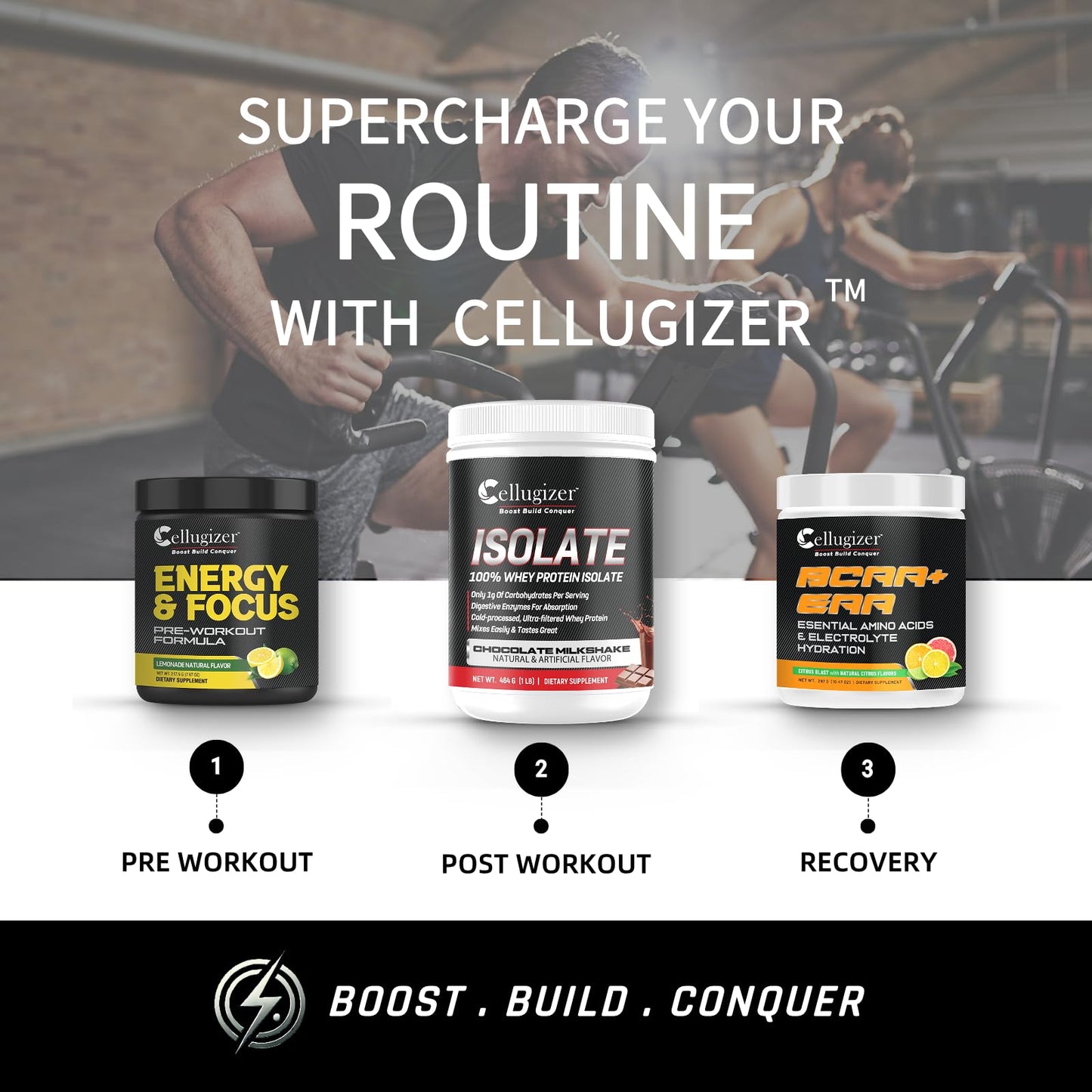 Cellugizer 100% Whey Isolate Powder, Vanilla, 32 Servings