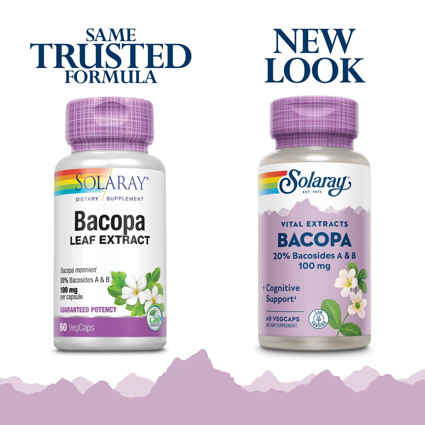 Solaray Bacopa Ayurvedic Herbs 100 mg Capsules, 60 Count