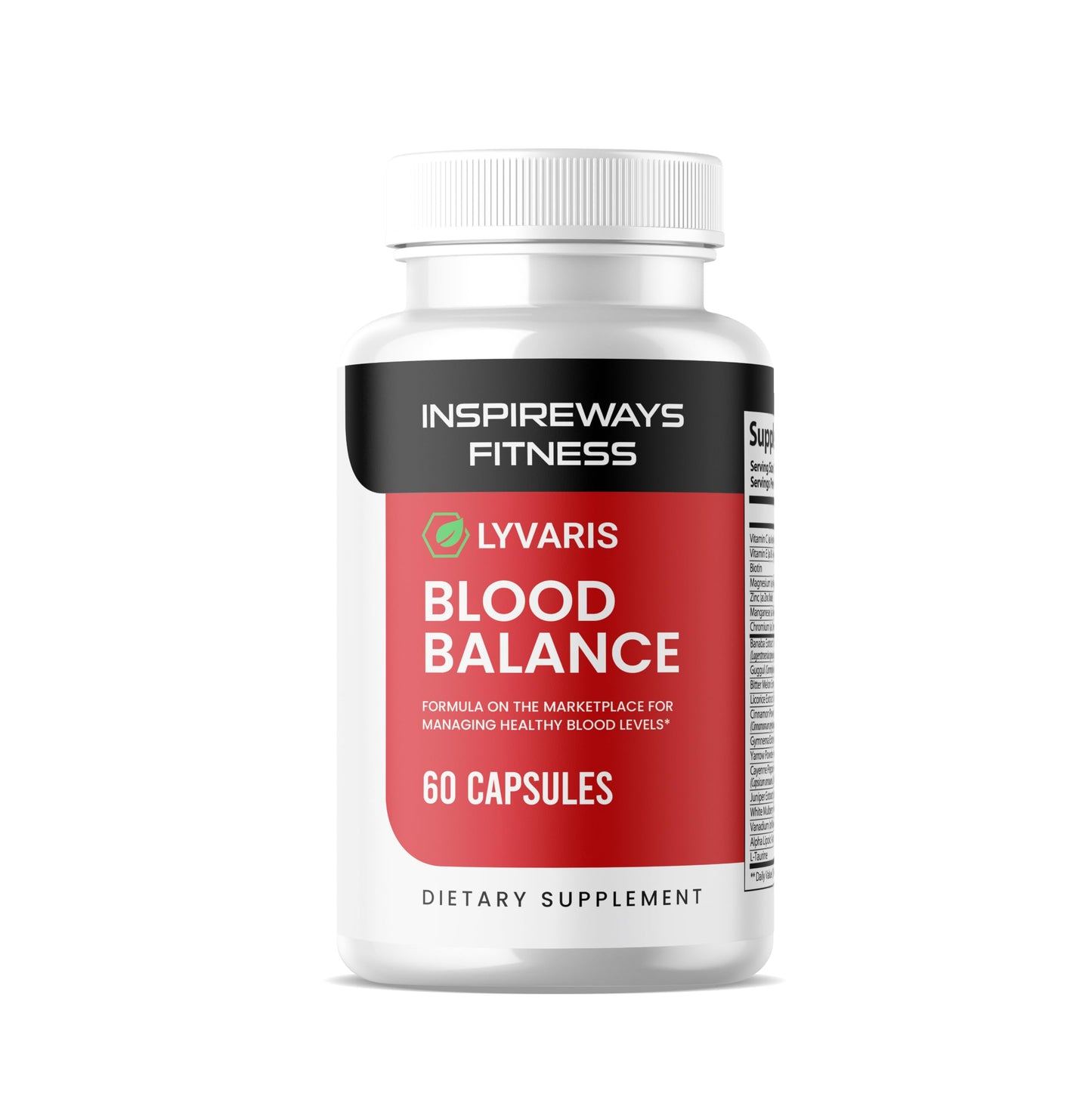 Fitness InspireWays Lyvaris Circulation Support Capsule 60 Count