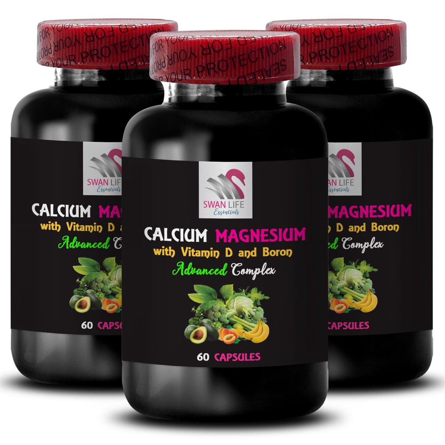 Swan Life Essentials Calcium Magnesium Supplement 60 Capsules