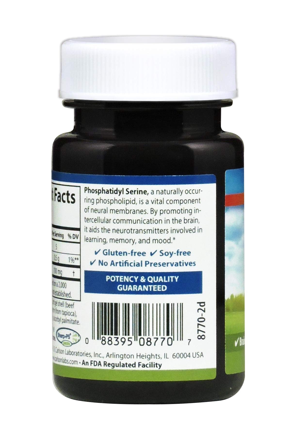 Carlson Taurine Powder Softgel, 30 Count