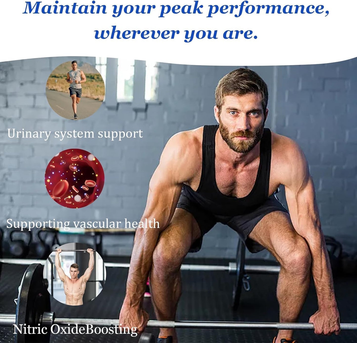 CKPCKP Boostiva NAD+ Supplements for Men with NAD, Resveratrol, CoQ10, L-Citrulline & Lycopene – Nitric Oxide Support, Prostate Care, Anti-Aging, Stamina & Cellular Energy Boost Capsules 60 Count