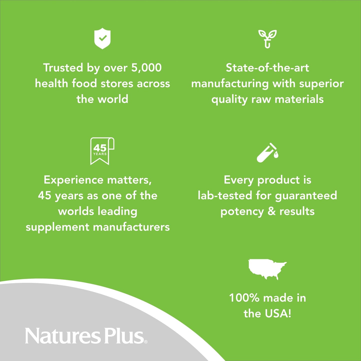 NaturesPlus Vitamin B2 250 mg Sustained Release Tablets, 60 Count