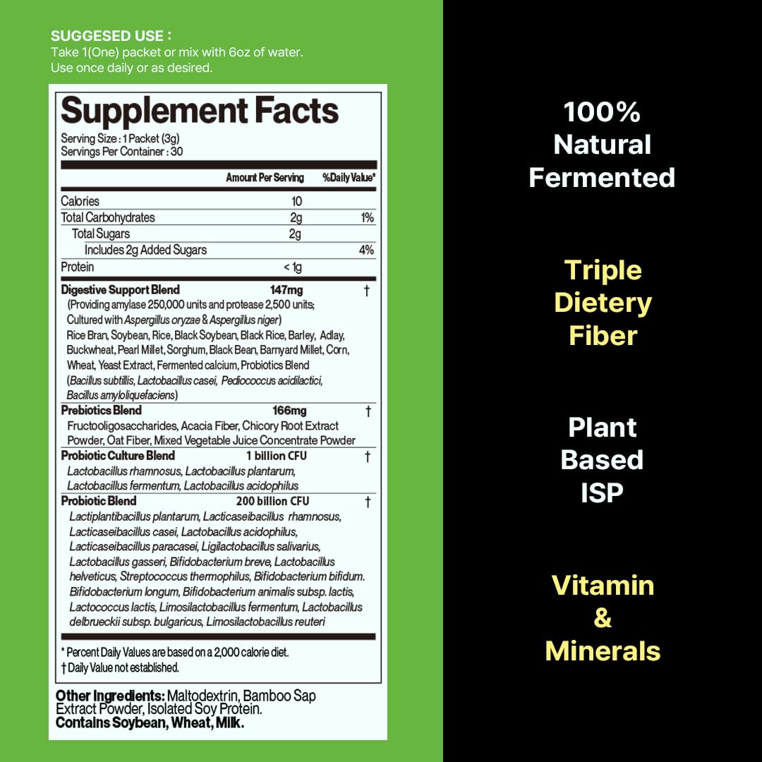 SOHWI Digestive Enzyme Sticks, 30 Sticks