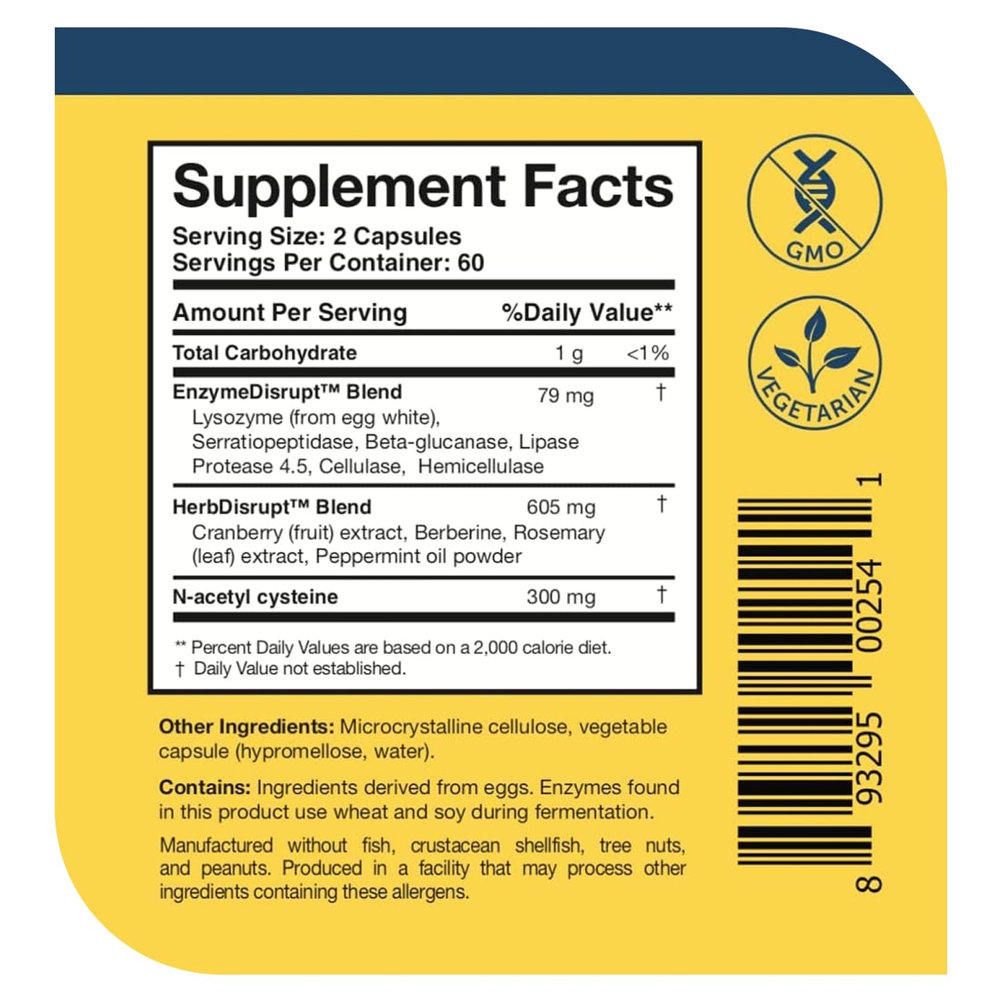 Researched Nutritionals BioDisrupt 120 Capsules