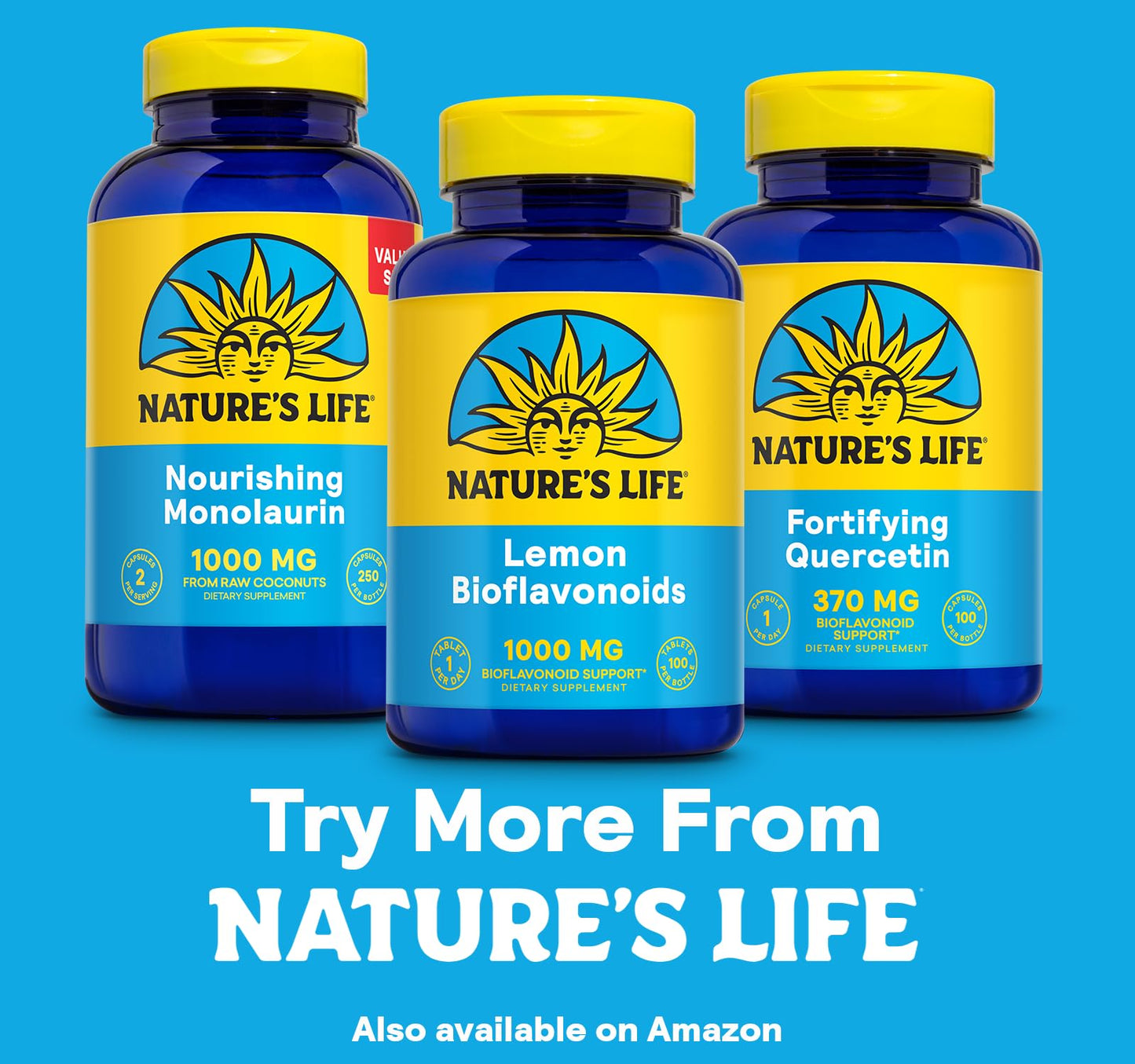 Nature's Life Lemon Bioflavonoids 1000mg Tablets, 100 Tablets