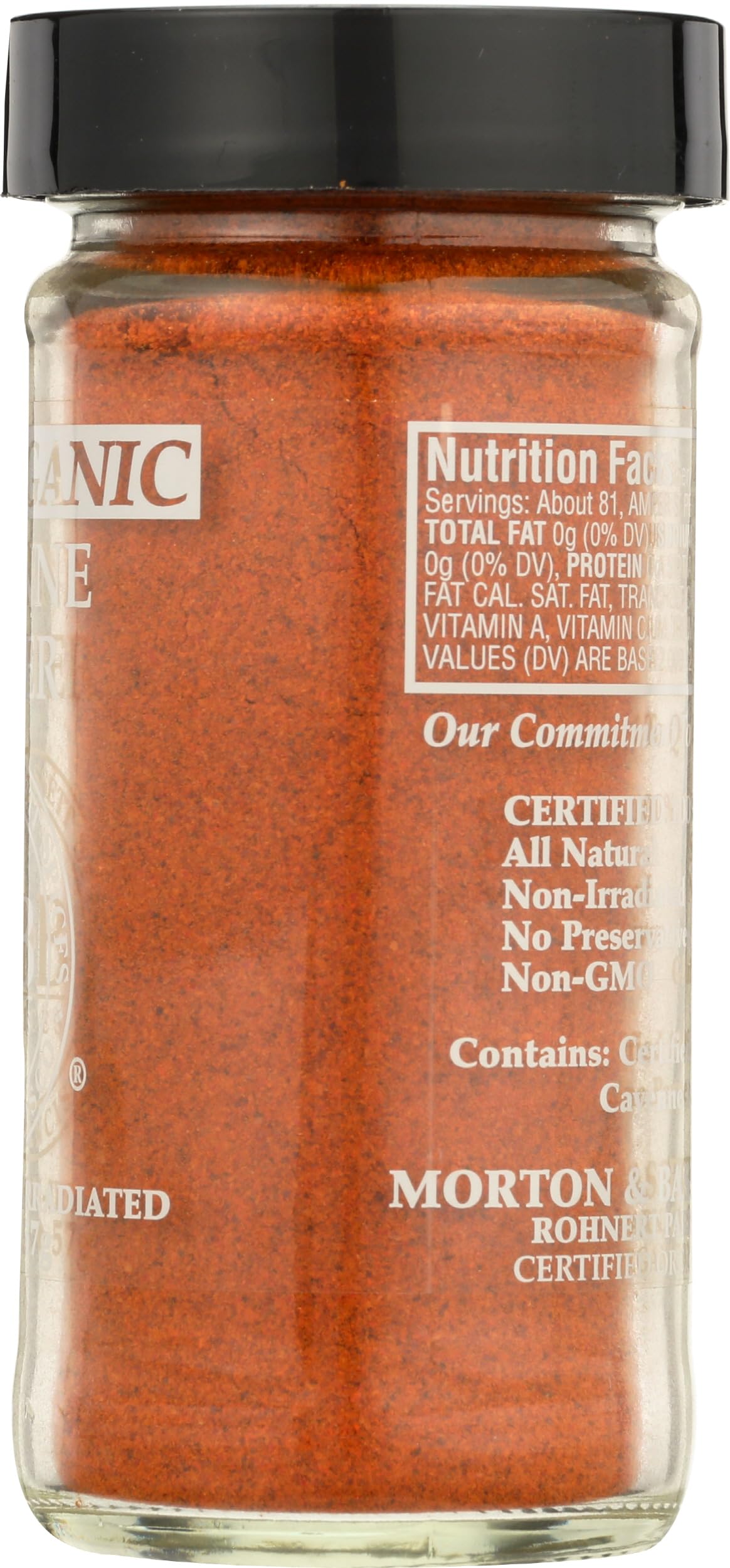 Morton & Bassett Cayenne Powder, Organic, 2 Oz