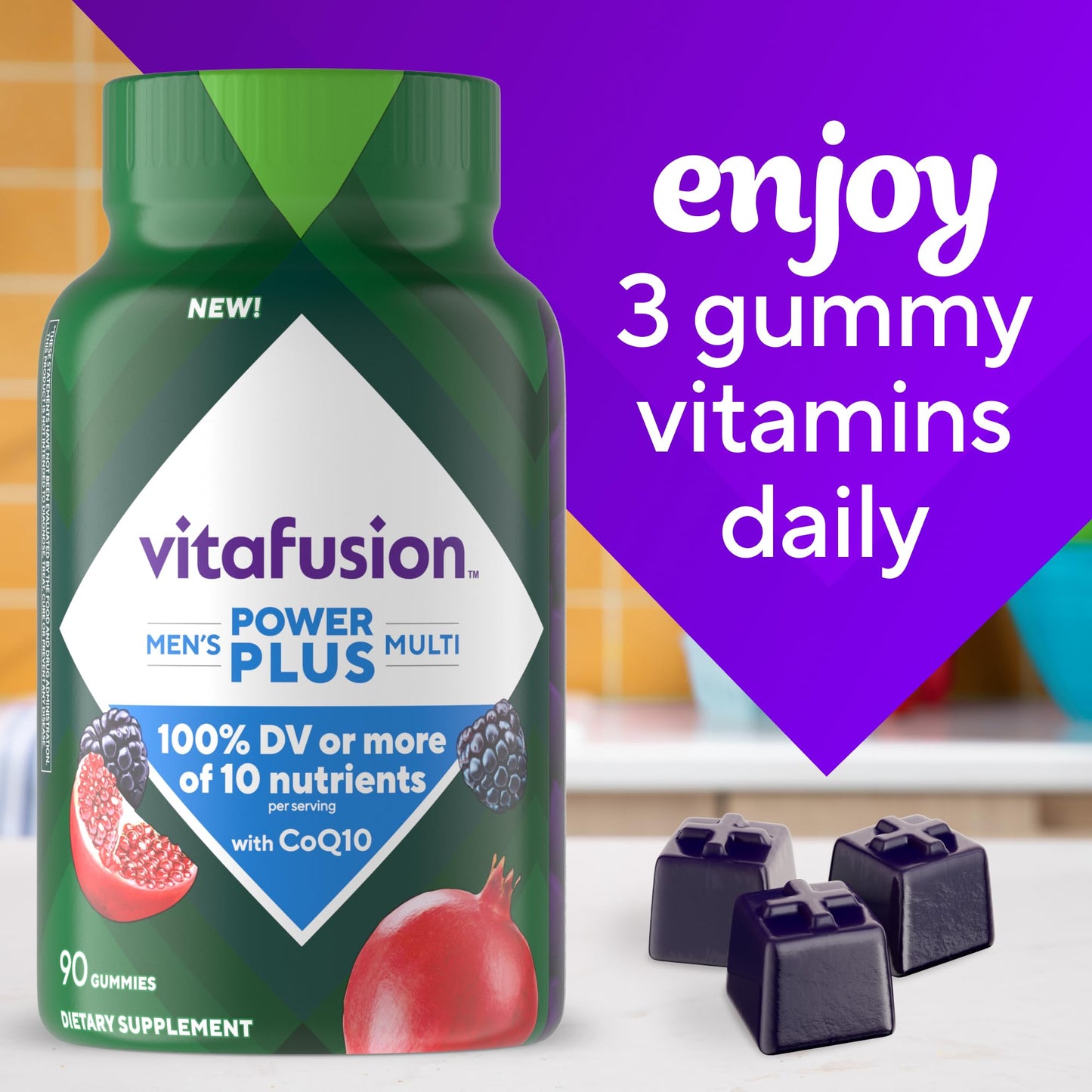Vitafusion Power+ Men's Multi Gummies 180-count