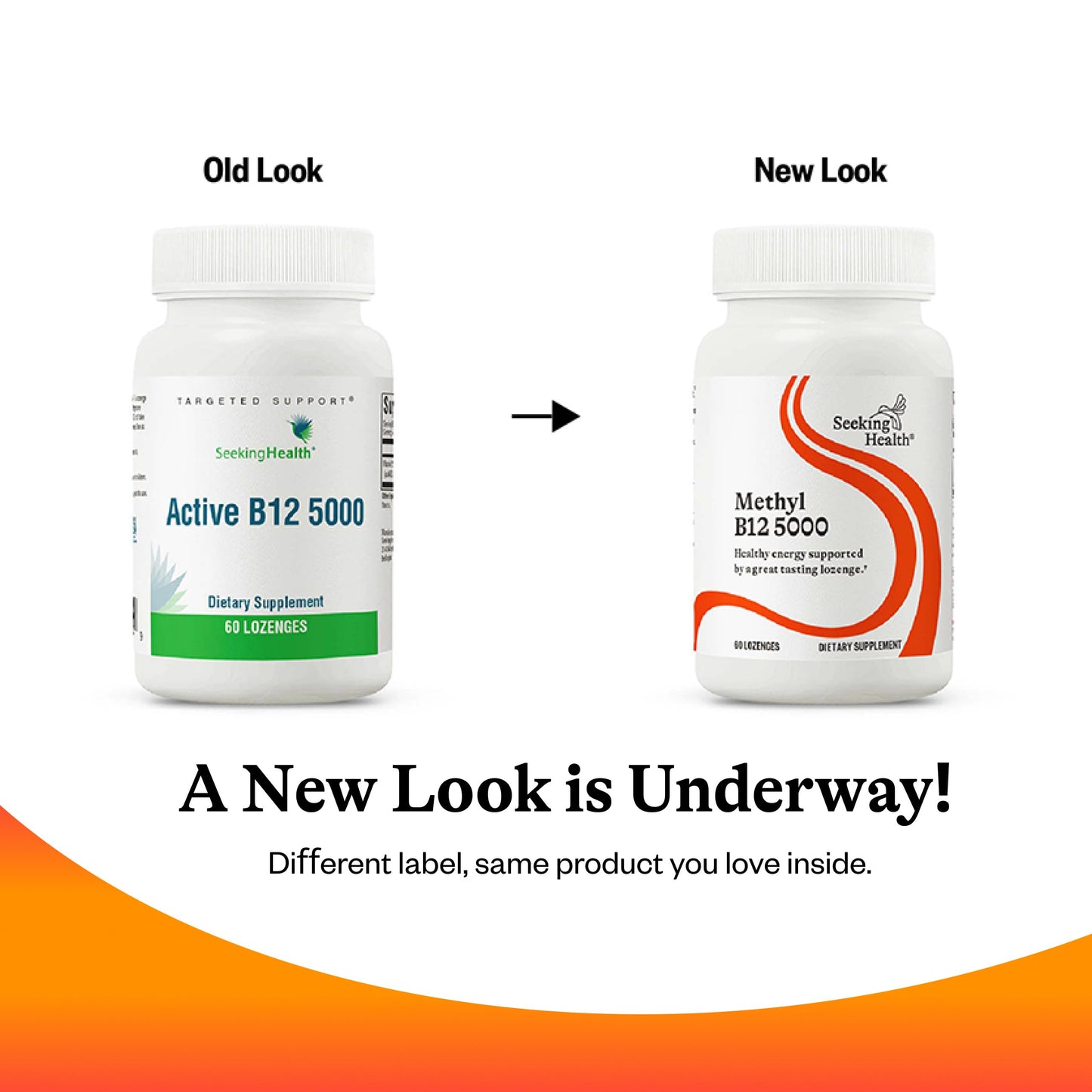 Seeking Health Methyl B12 5000 (5000 mcg B12 as Adenosylcobalamin and Methylcobalamin) Lozenge, 60 Lozenges