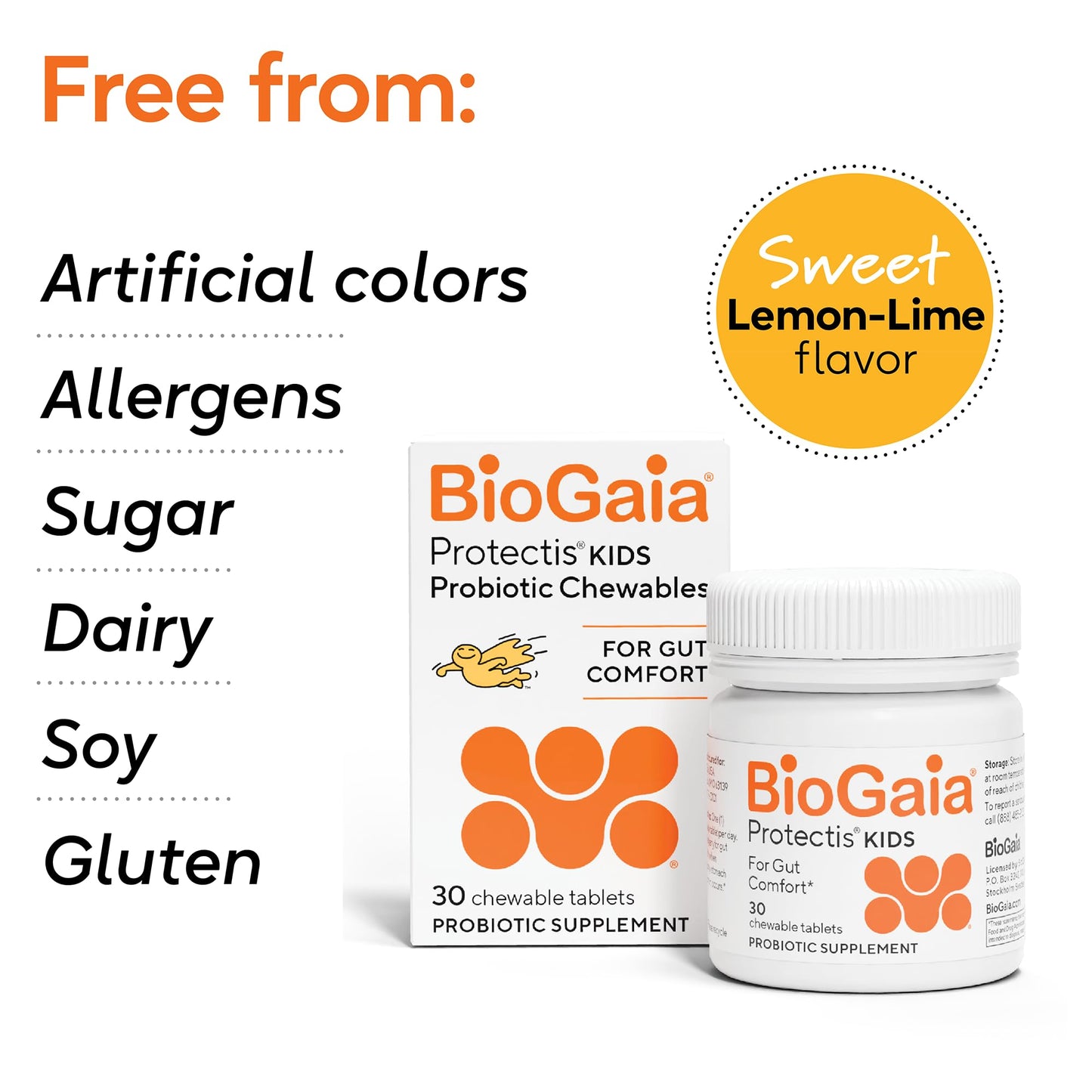 Everidis Health Sciences BioGaia Kids Probiotic Chewable Tablets 4