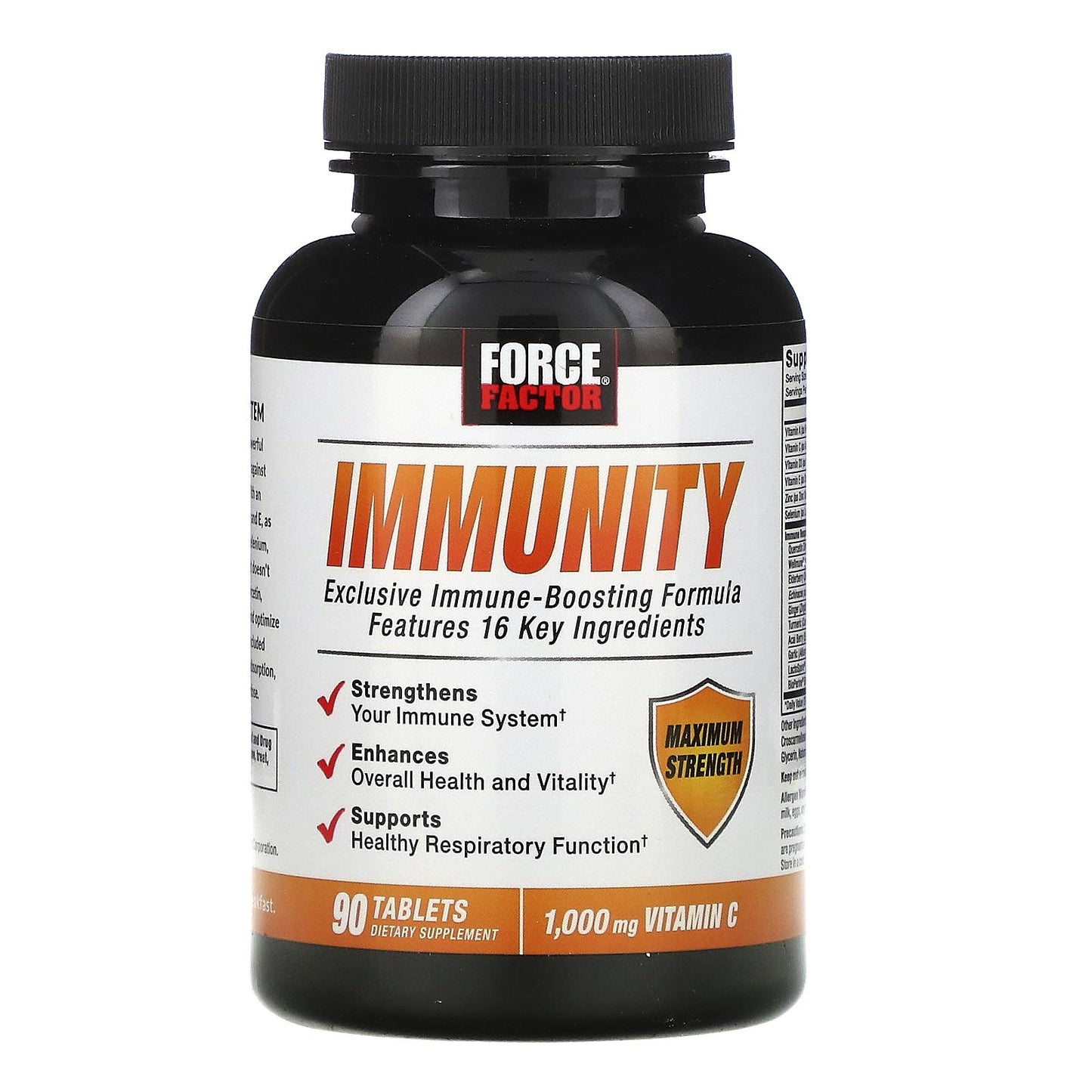 Force Factor Immunity Immune Support Booster 90 Tablets