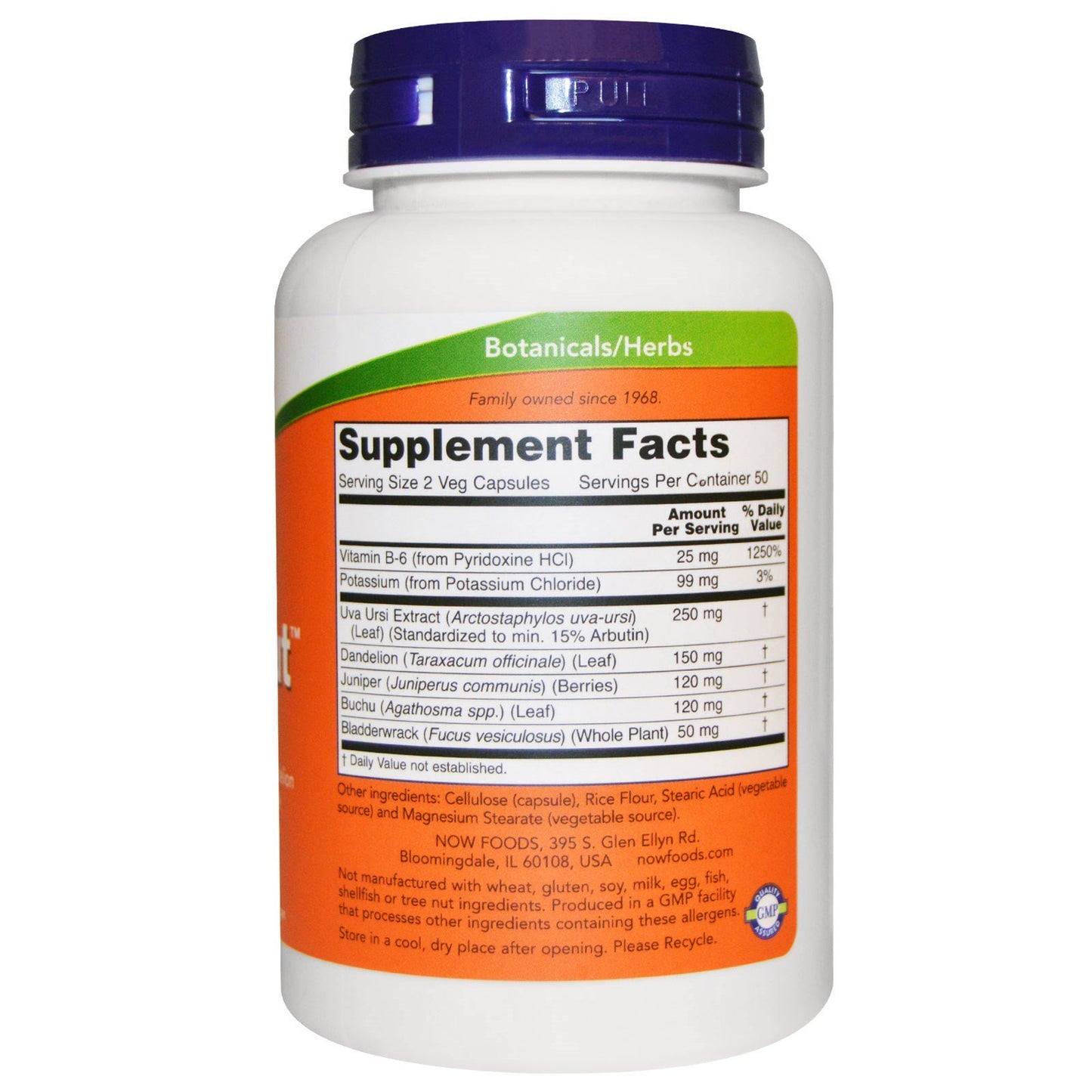 NOW Foods Water Out Fluid Balance 100 Veggie Caps