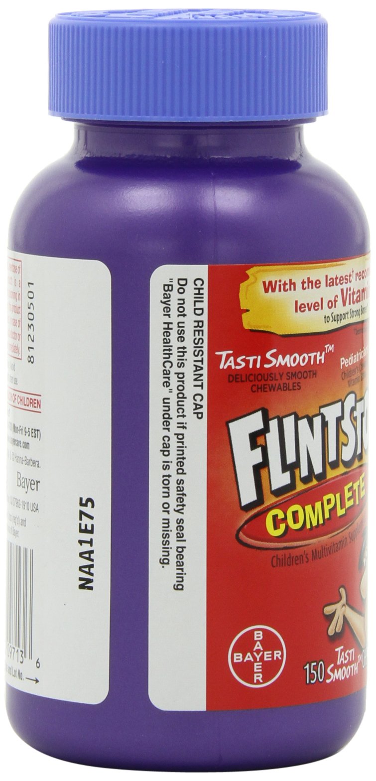 Flintstones Vitamins Chewables Complete Multivitamin for Kids and Toddlers with Iron, Calcium, Vitamin C & Vitamin D, 300 Count