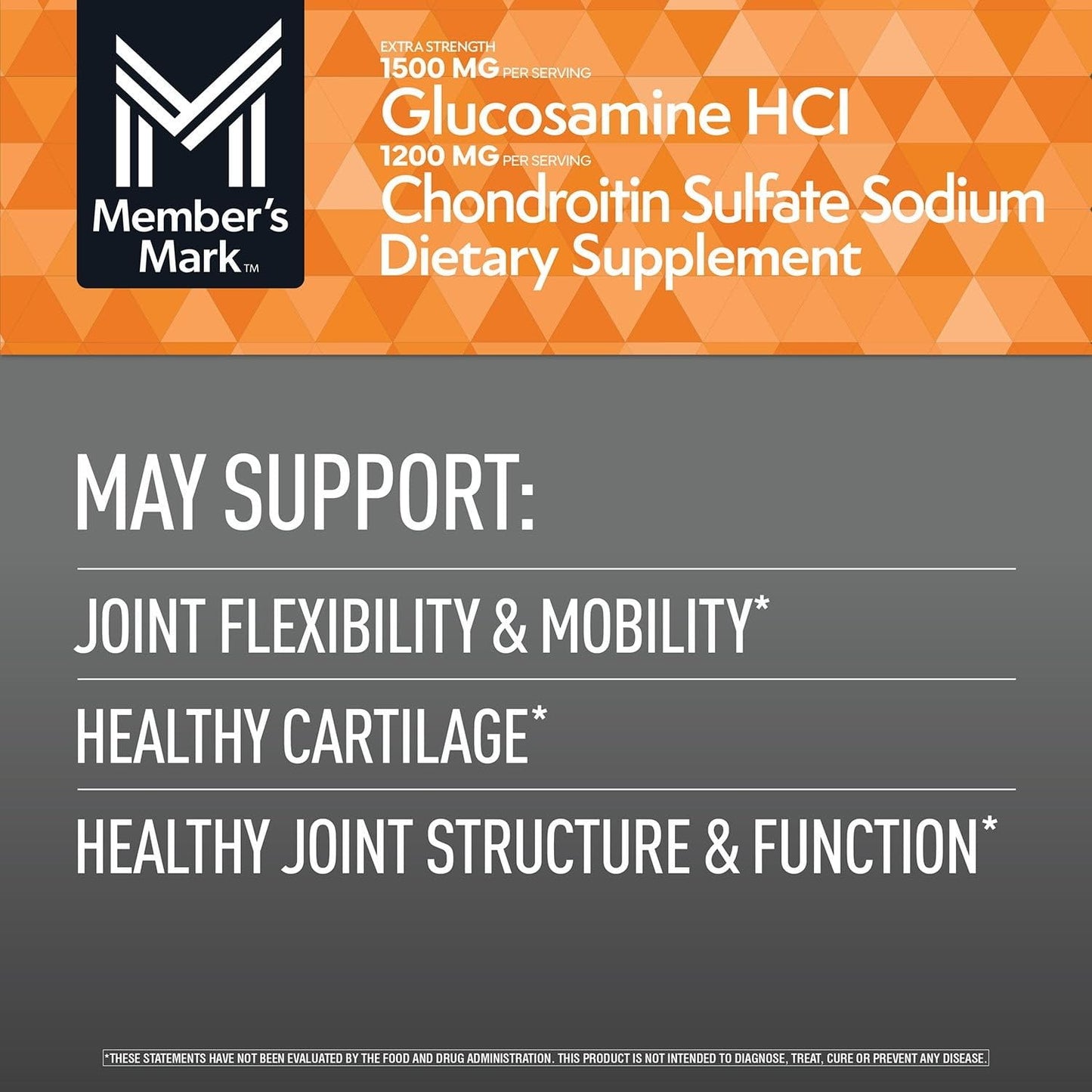 MEMBER´S MARK Triple Strength Glucosamine Chondroitin Tablets, 680 Tablets