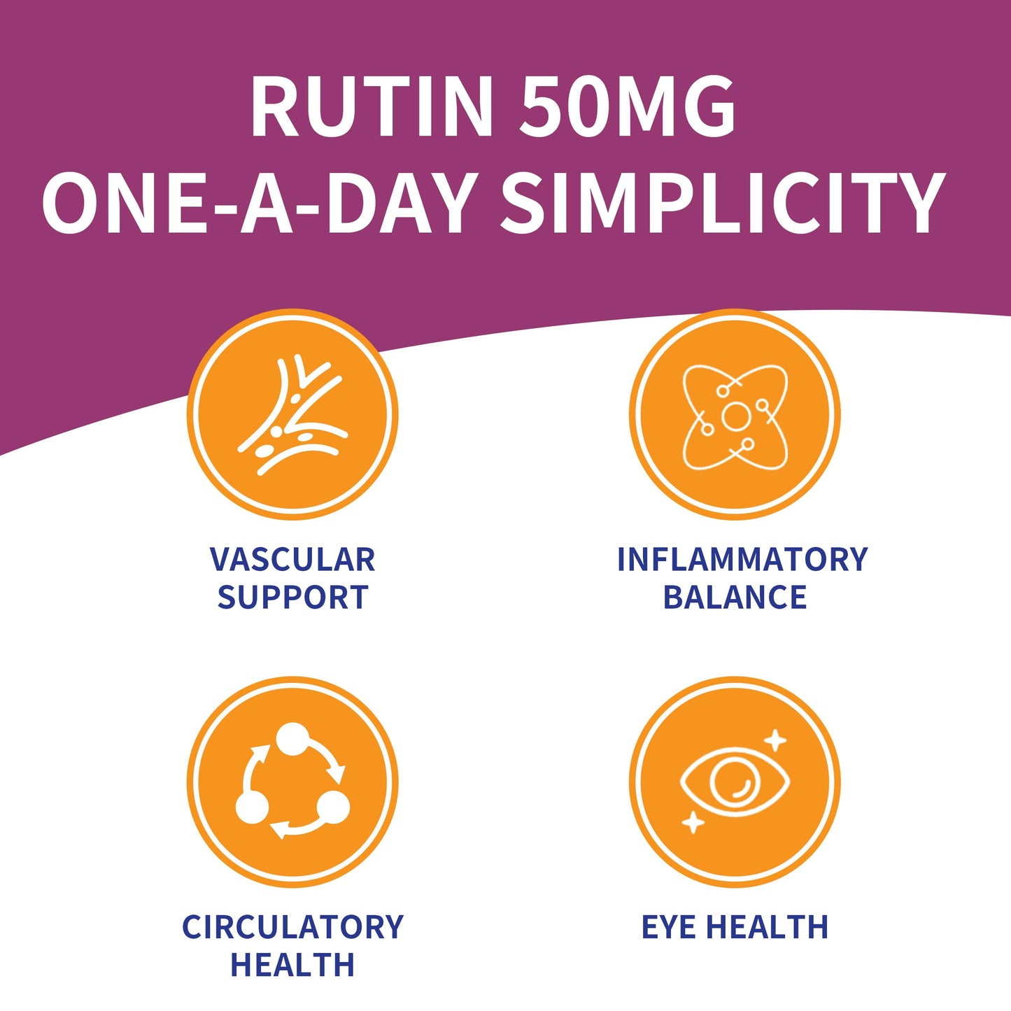 Total Natural Rutin 50mg 90 Tablets