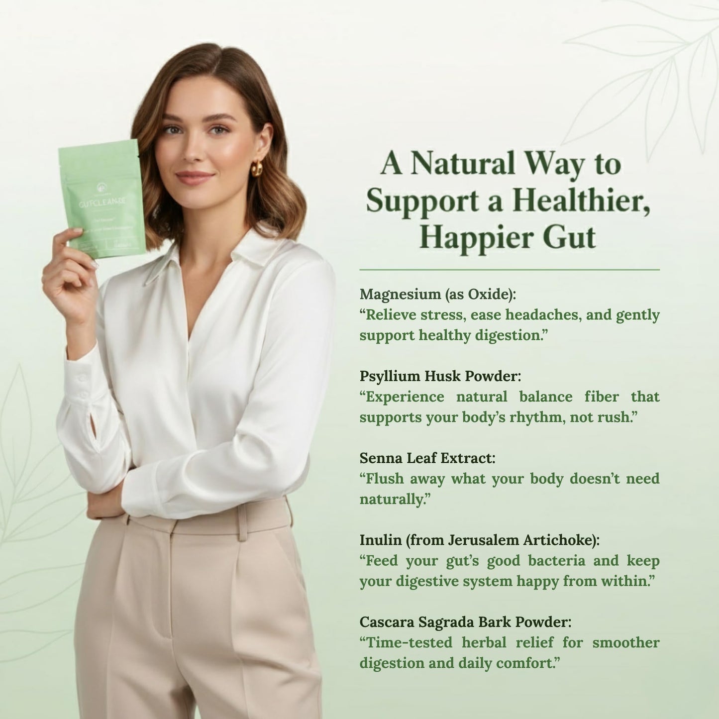 Bloat No More Gut Cleanse Detox for Women, 60 Capsules