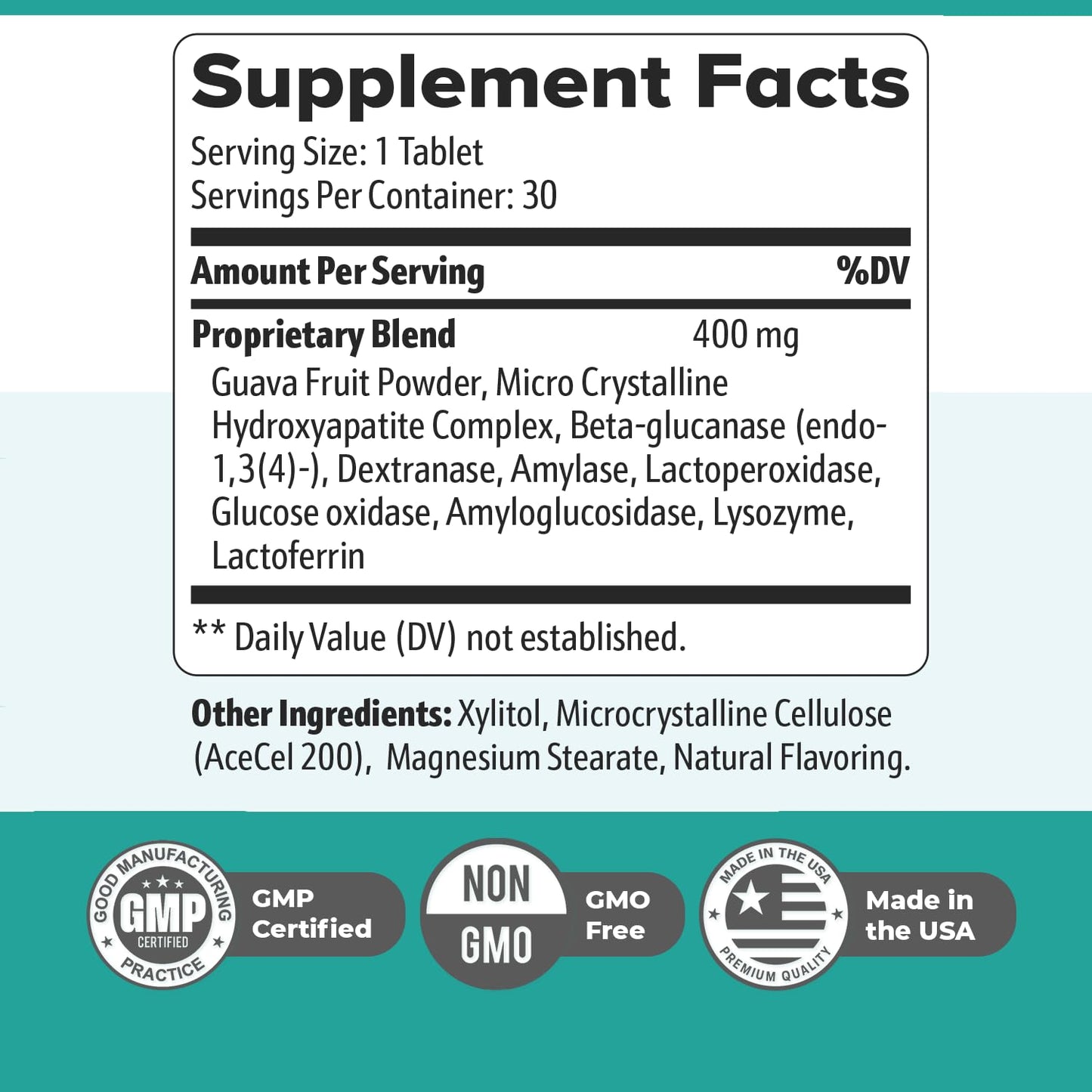 Nature’s NutriWave Synadentix Hydroxyapatite & Enzyme 90 Tablets