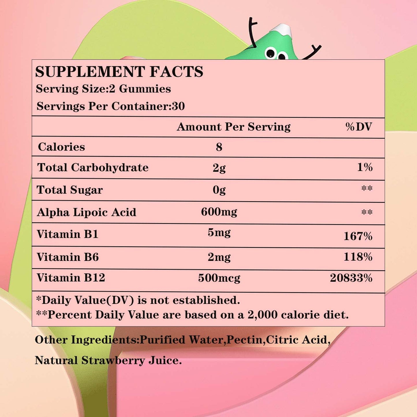 Lofei Alpha Lipoic Acid Gummies 60 Count