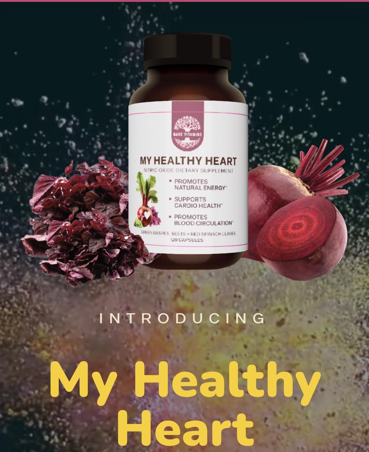 BARE VITAMINS My Healthy Heart Capsules 120