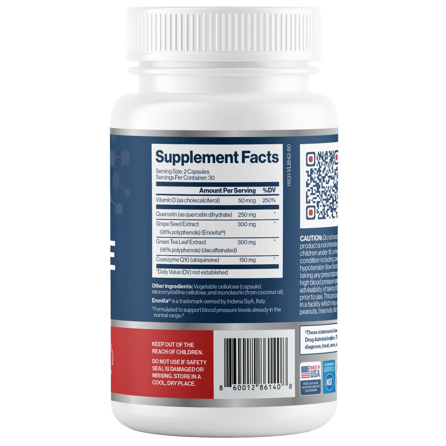 BP360 Blood Pressure Supplements Capsule 60 Count