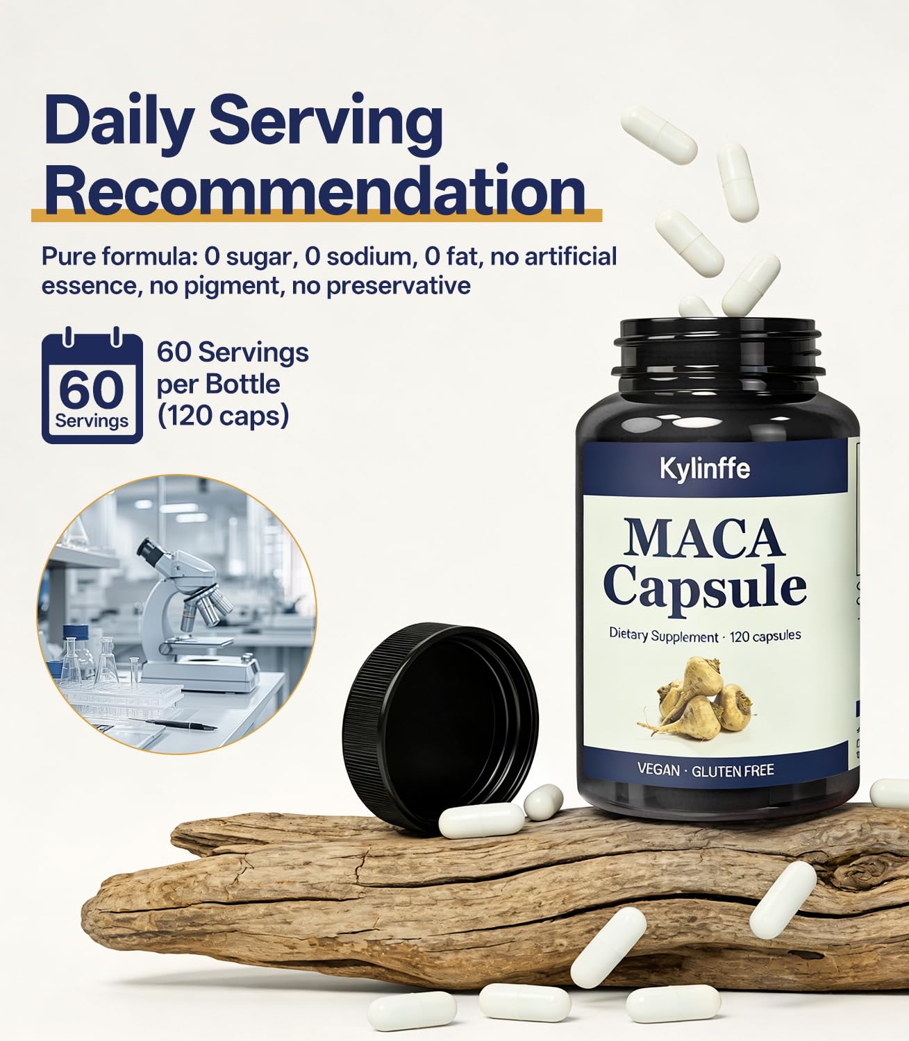 Oopeatol Maca Root 1500mg Black, Red & Yellow Maca Blend with Black Pepper Extract – Daily Energy & Vitality Support for Men & Women – Non-GMO, Vegan, Gluten-Free, 120 Capsules