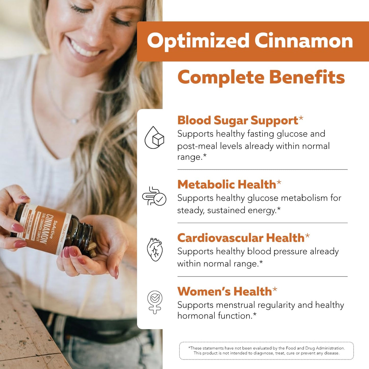 Triquetra Health SoActive Cinnamon, 60 Capsules
