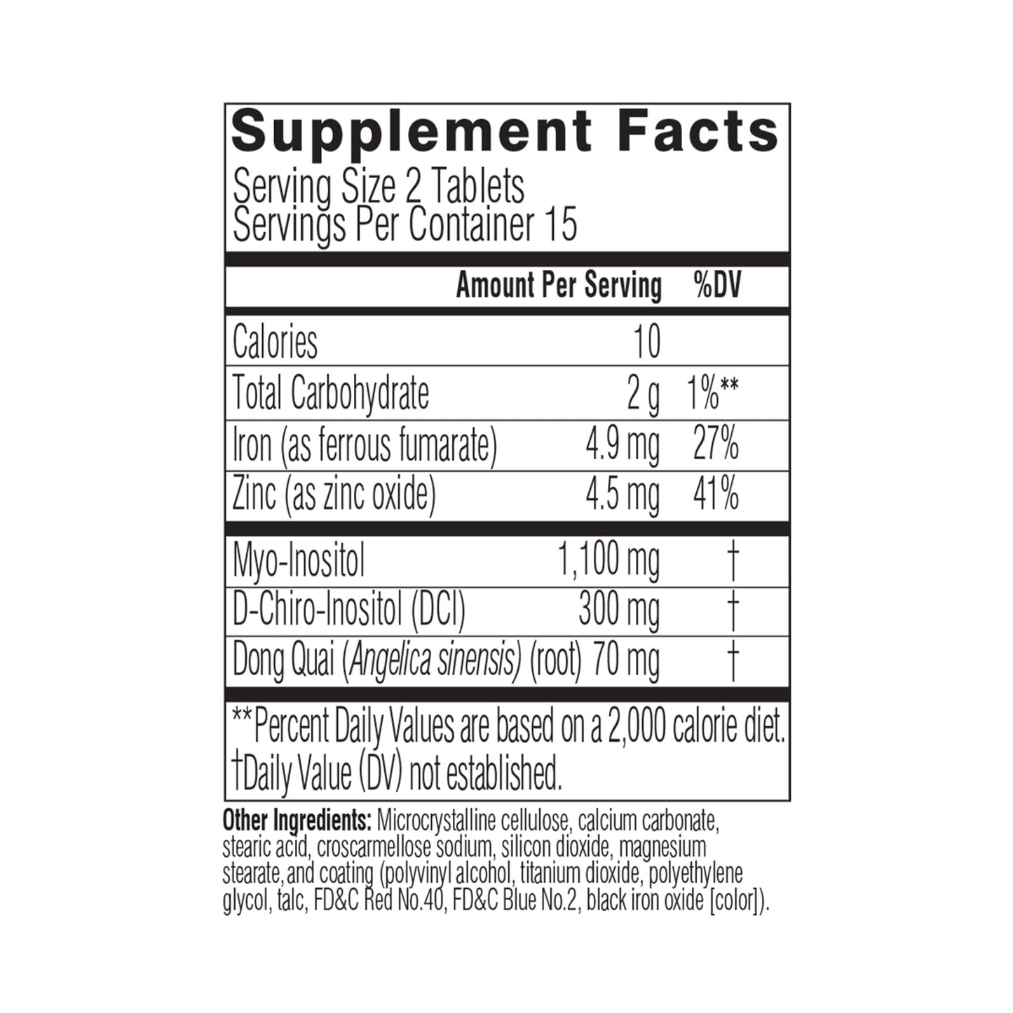 Swisse Ultiboost Myo-Inositol & D-Chiro Inositol Supplement, 30 Tablets