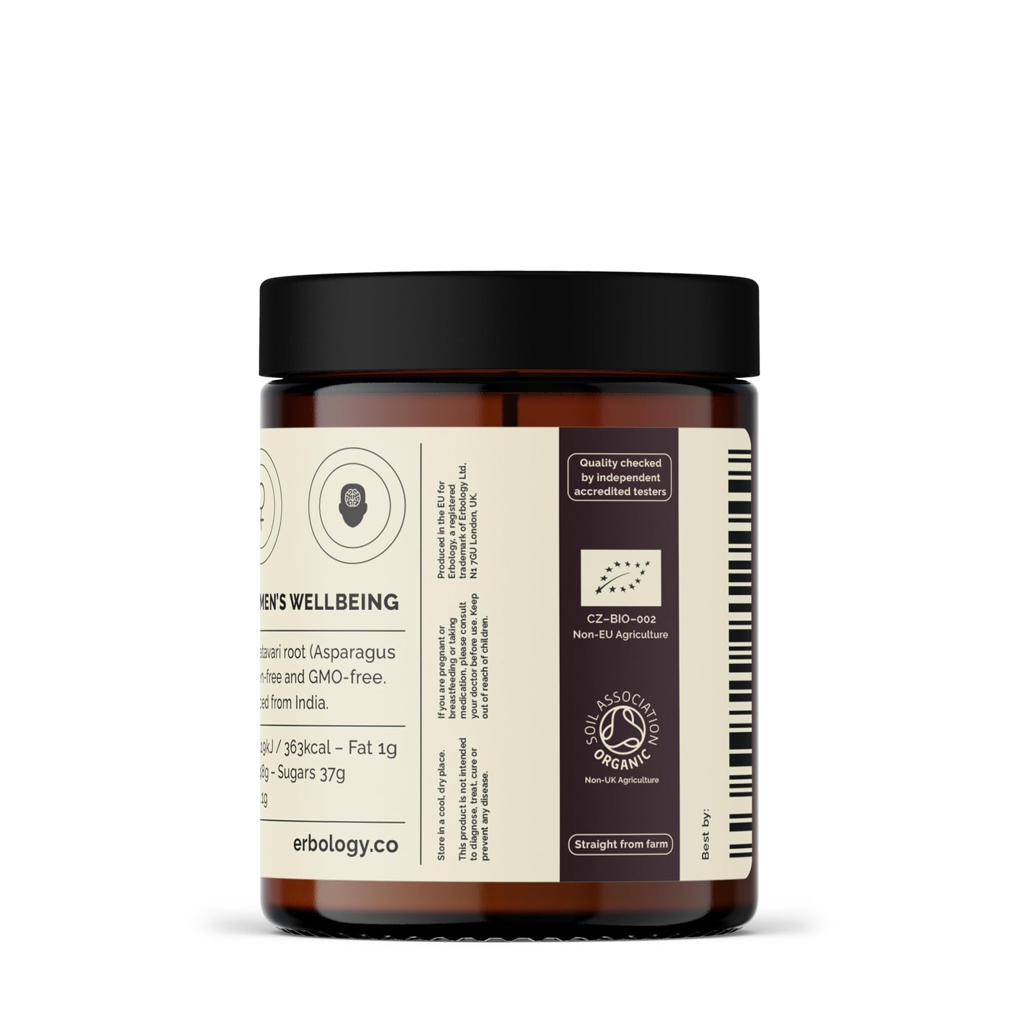 Erbology Organic Shatavari Powder 3.2 oz