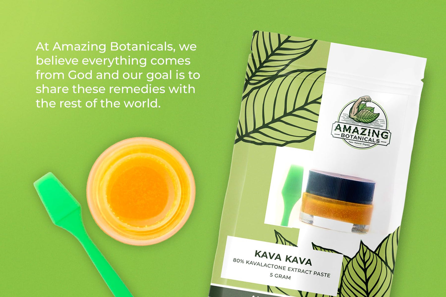Amazing Botanicals Kava Kava 80% Kavalactone Extract Caplet 1 Count