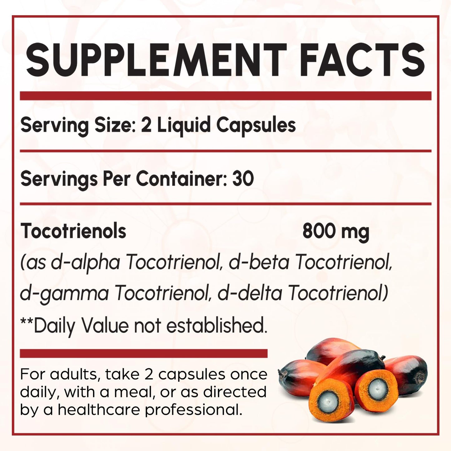 Kroppssund Tocotrienol Supplement 800mg Vitamin E Softgels, 240 Count