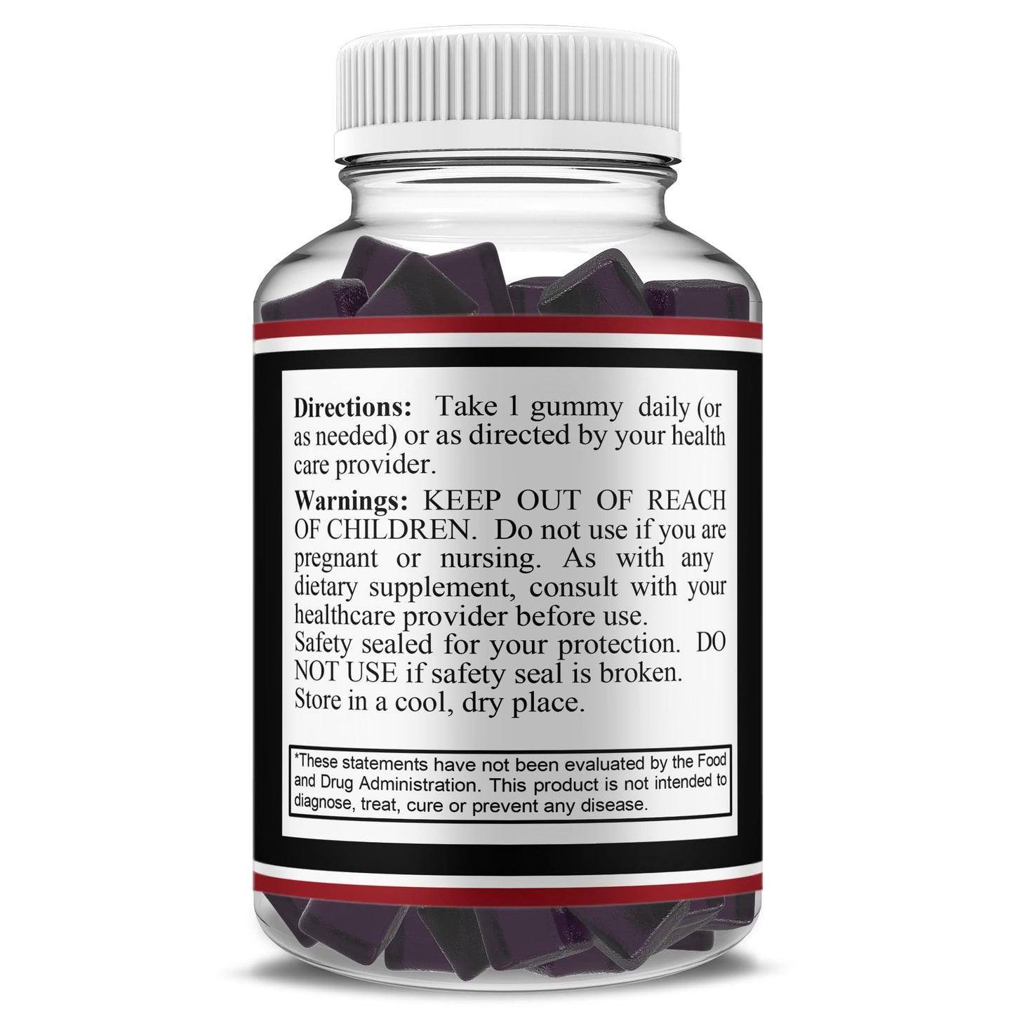 BLUE VIBE Spartan Edge XL Daily Shilajit and Manuka Honey Gummy Supplement, 60 Gummies