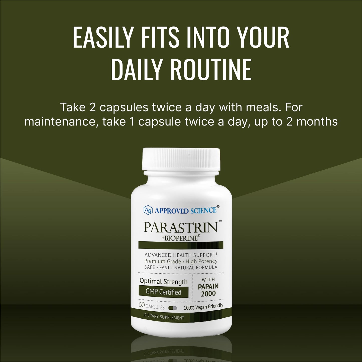 Approved Science Parastrin 60 Capsules