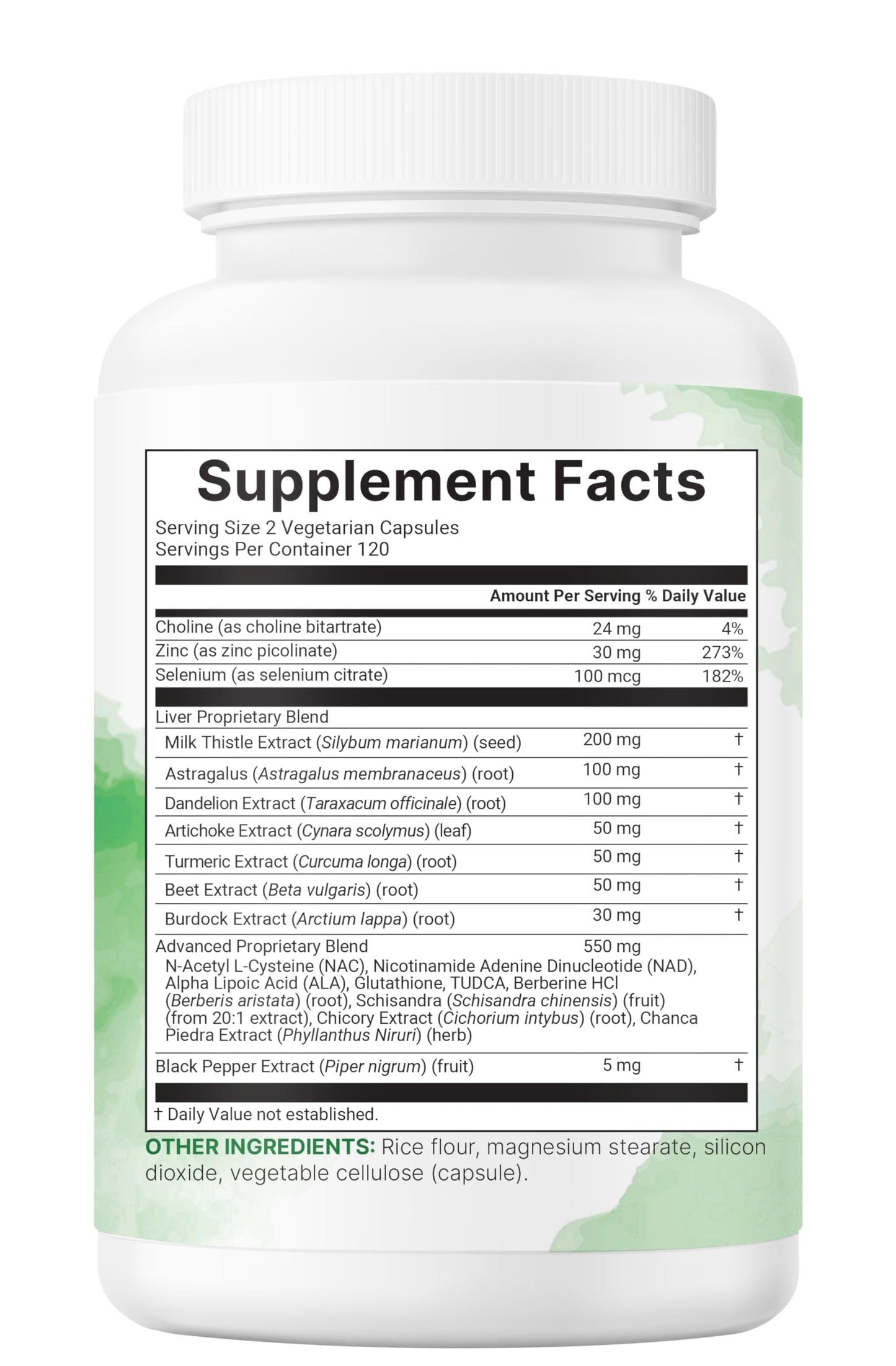 Micro Ingredients Liver Advanced+ Veggie Capsules 480
