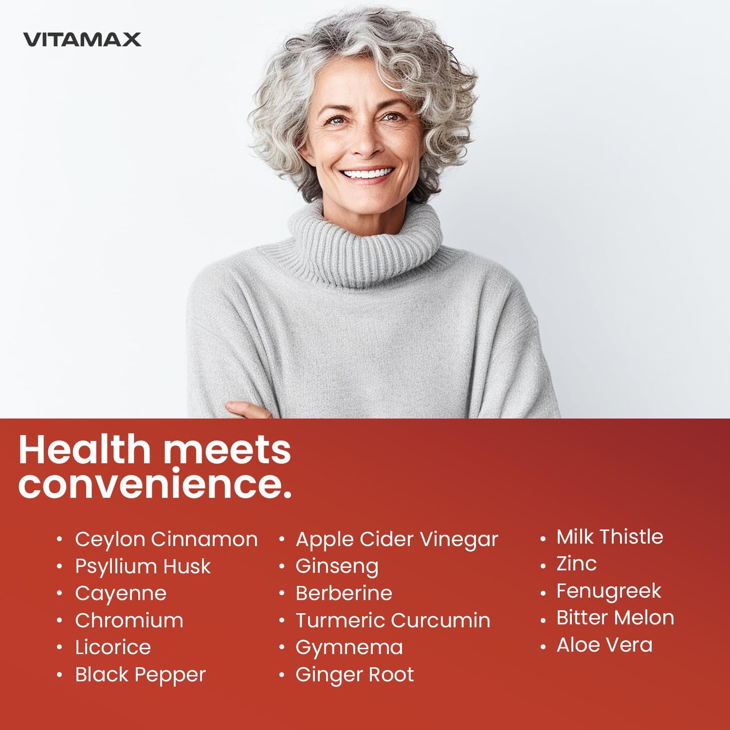 Vitamax Gluco Health Support Capsule, 60 Count