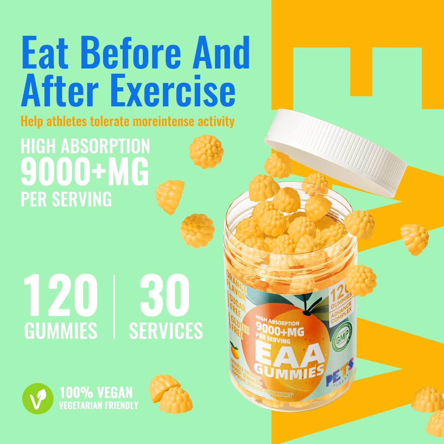 Pets Purest EAA Gummies Gummy 120