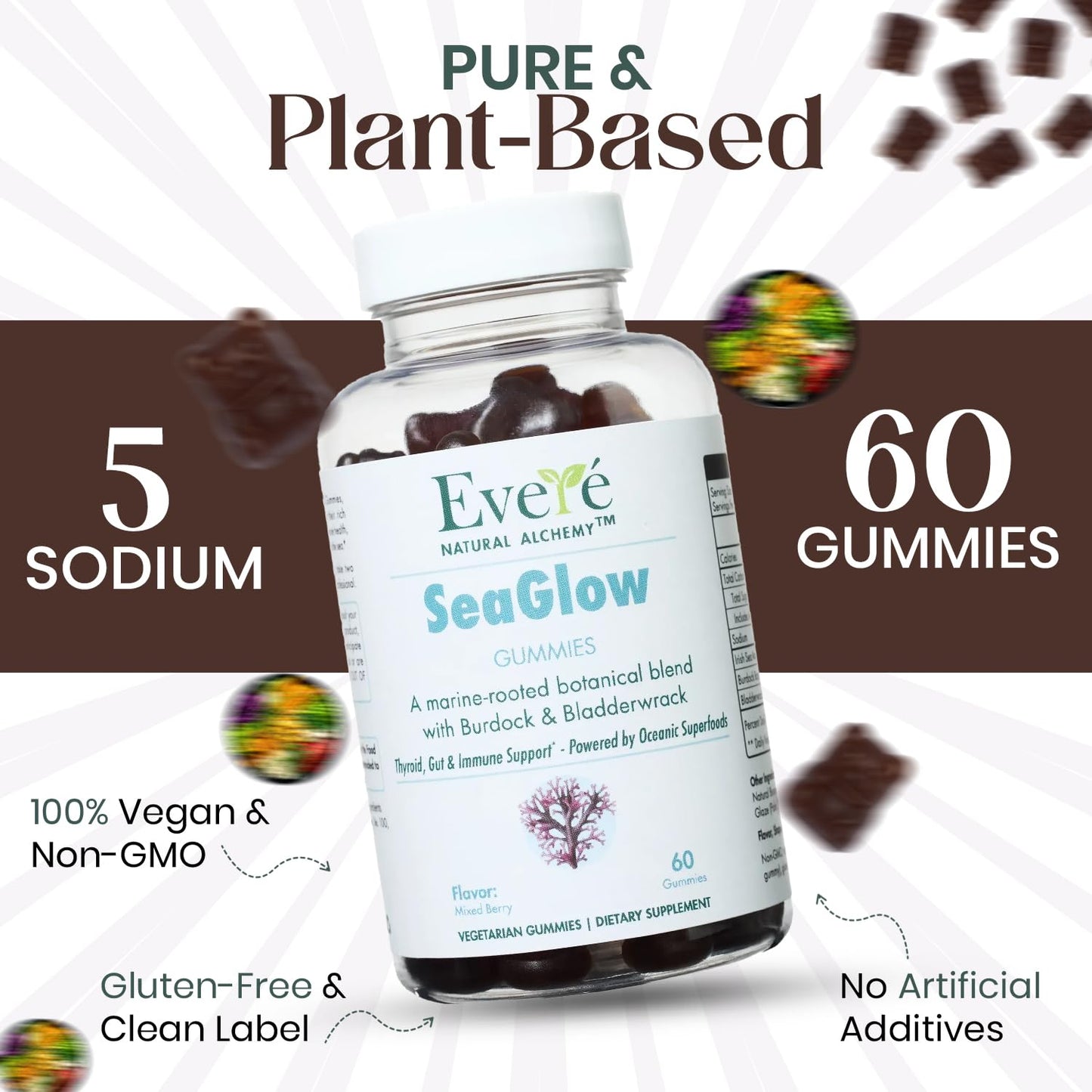 The EverÉ Natural Alchemy Everé Daily Vitality Duo – Energy, Balance & Glow Gummies