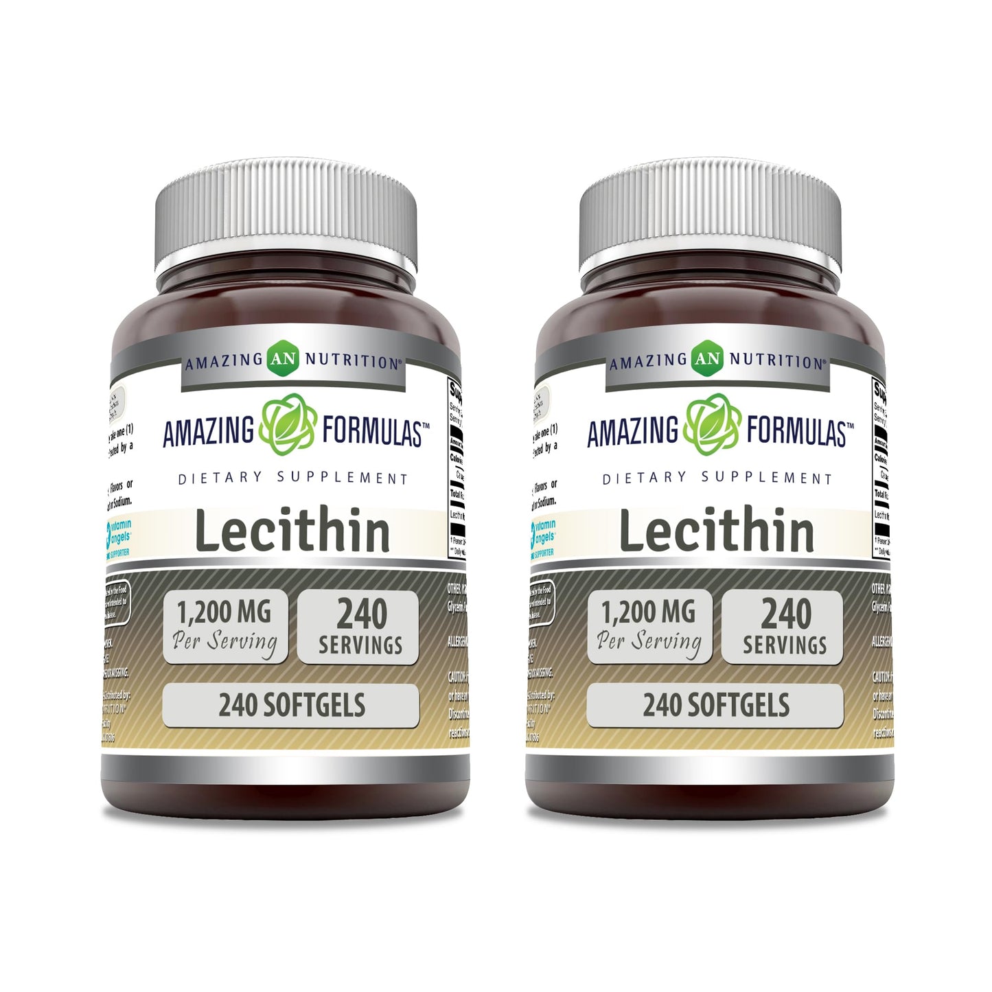 Amazing Nutrition Lecithin 1200 mg Softgel, 1 Count