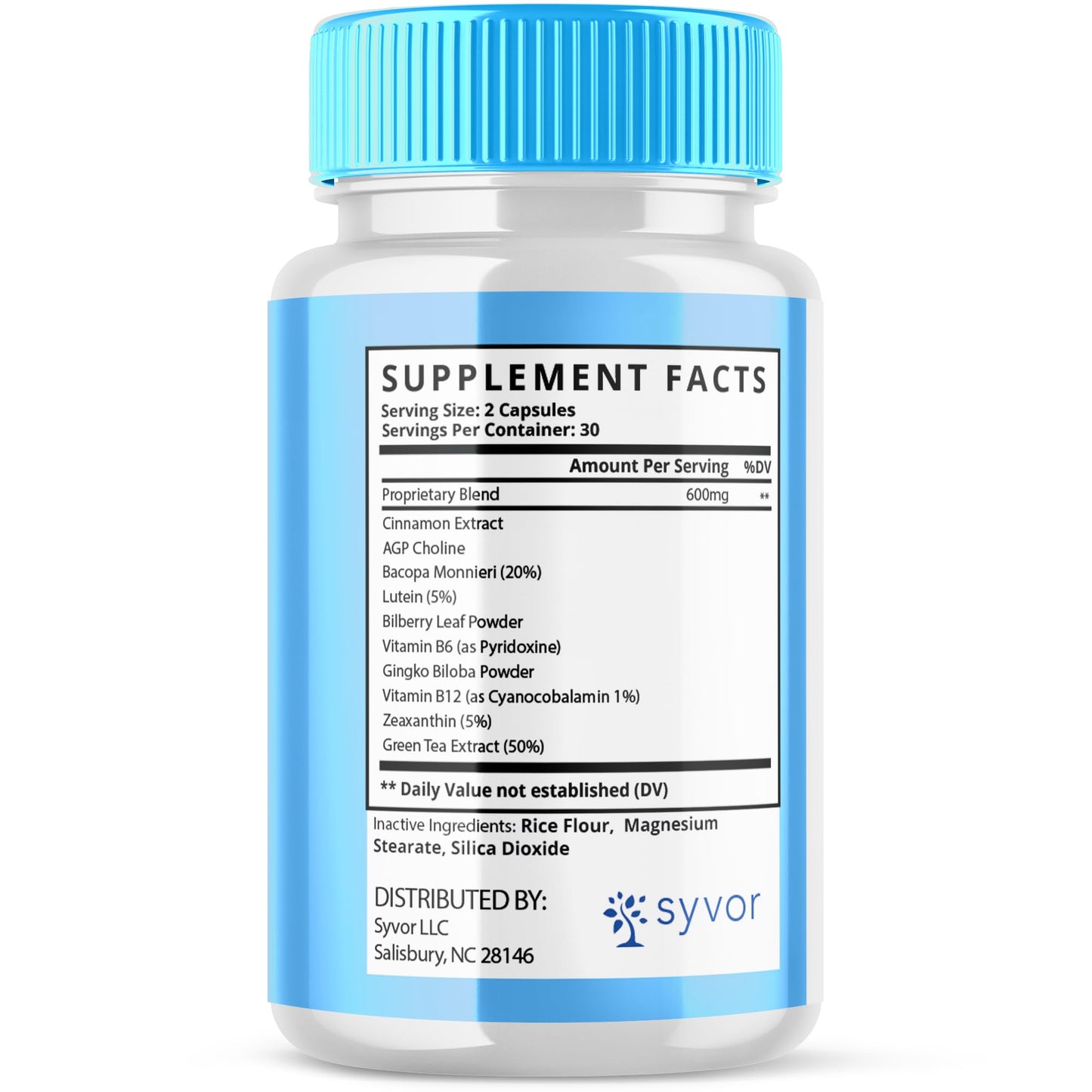 Syvor Memo Defender Brain Support Capsules 60 Capsules